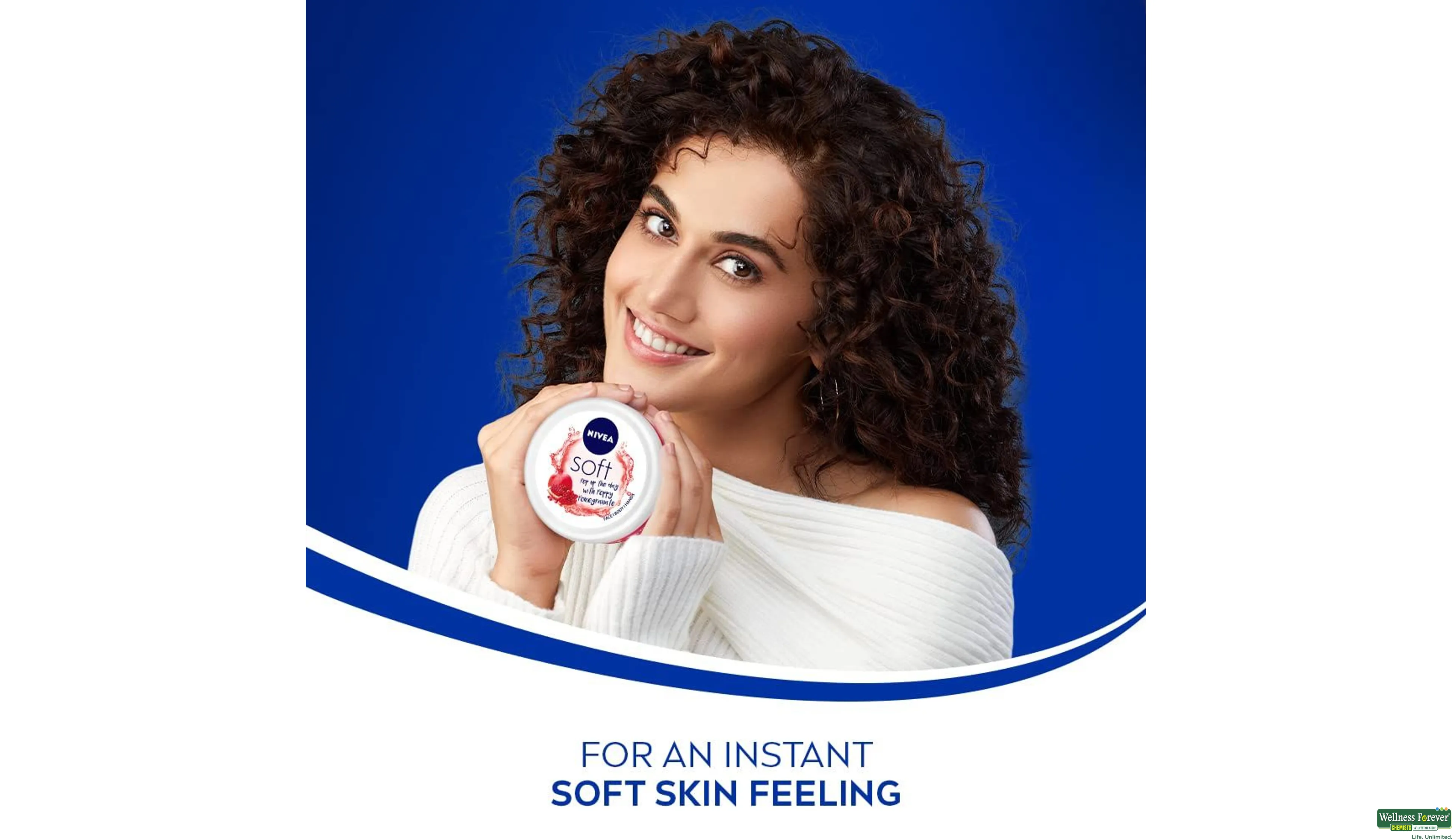 NIVEA SOFT MOISTURIZER POMEGMRANATE 100ML- 3, 100ML, 