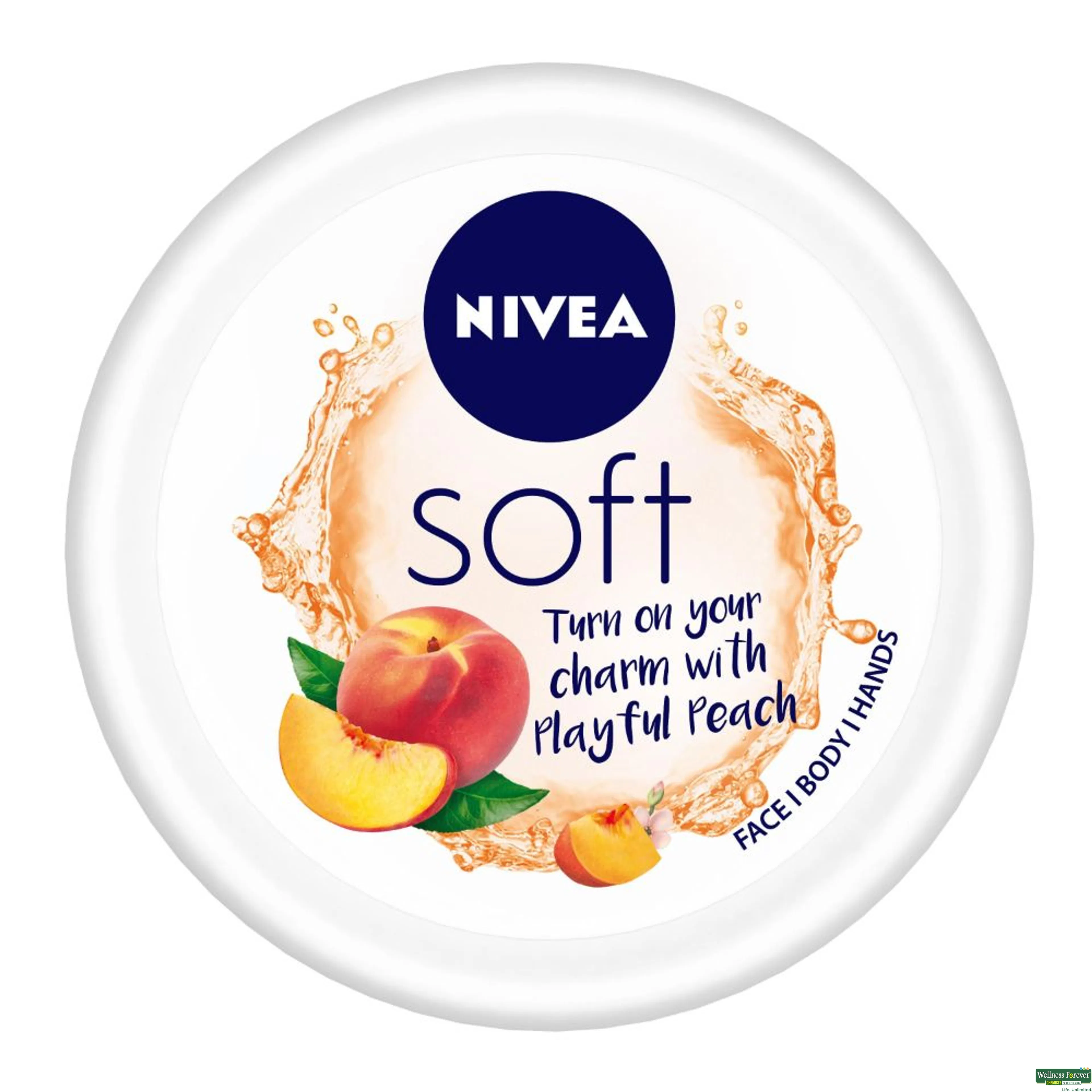 NIVEA SOFT MOISTURIZER PEACH 50 ML-image