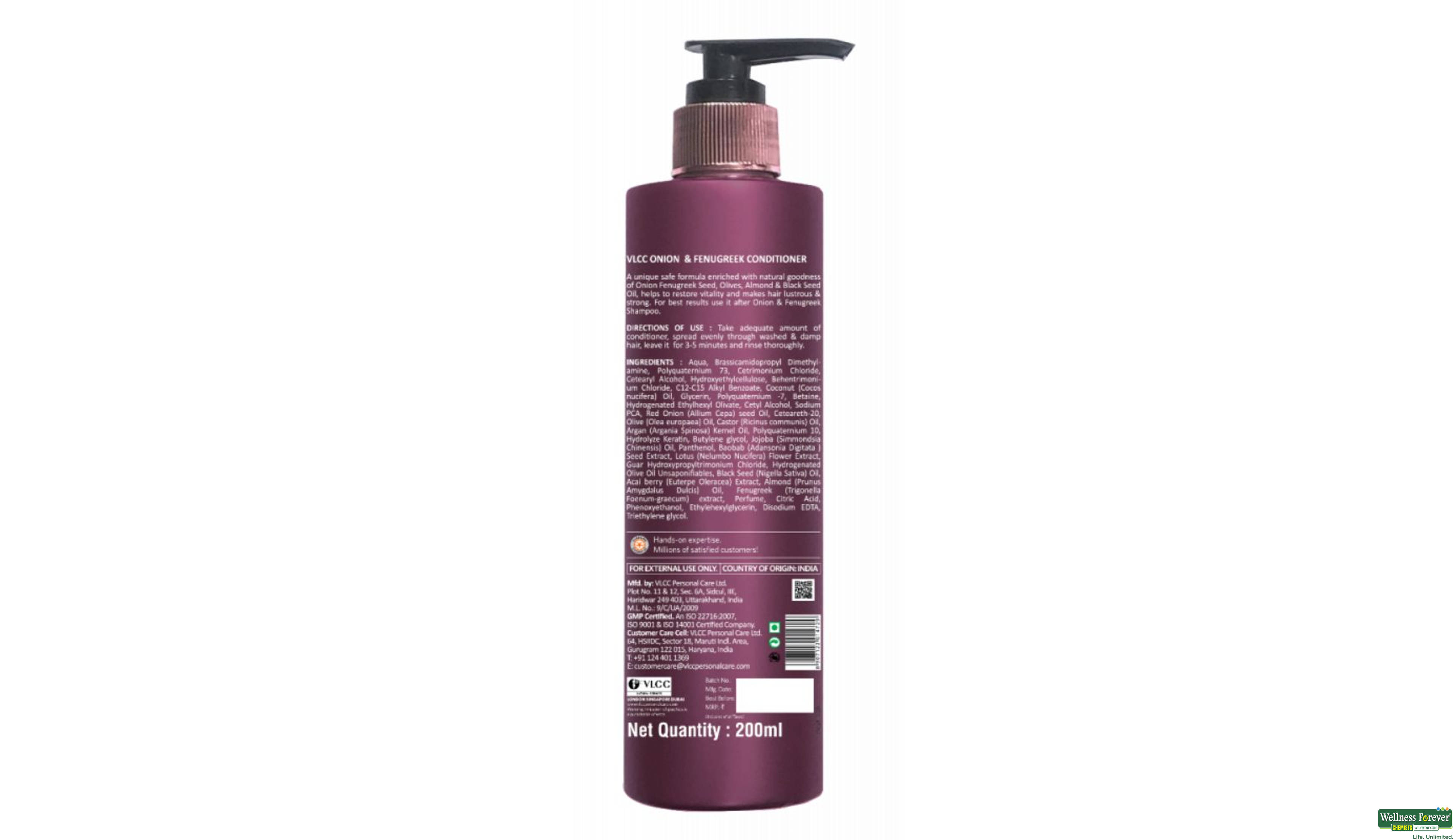 ONION & FENUGMREEK CONDITIONER 200ML- 2, 200ML, 