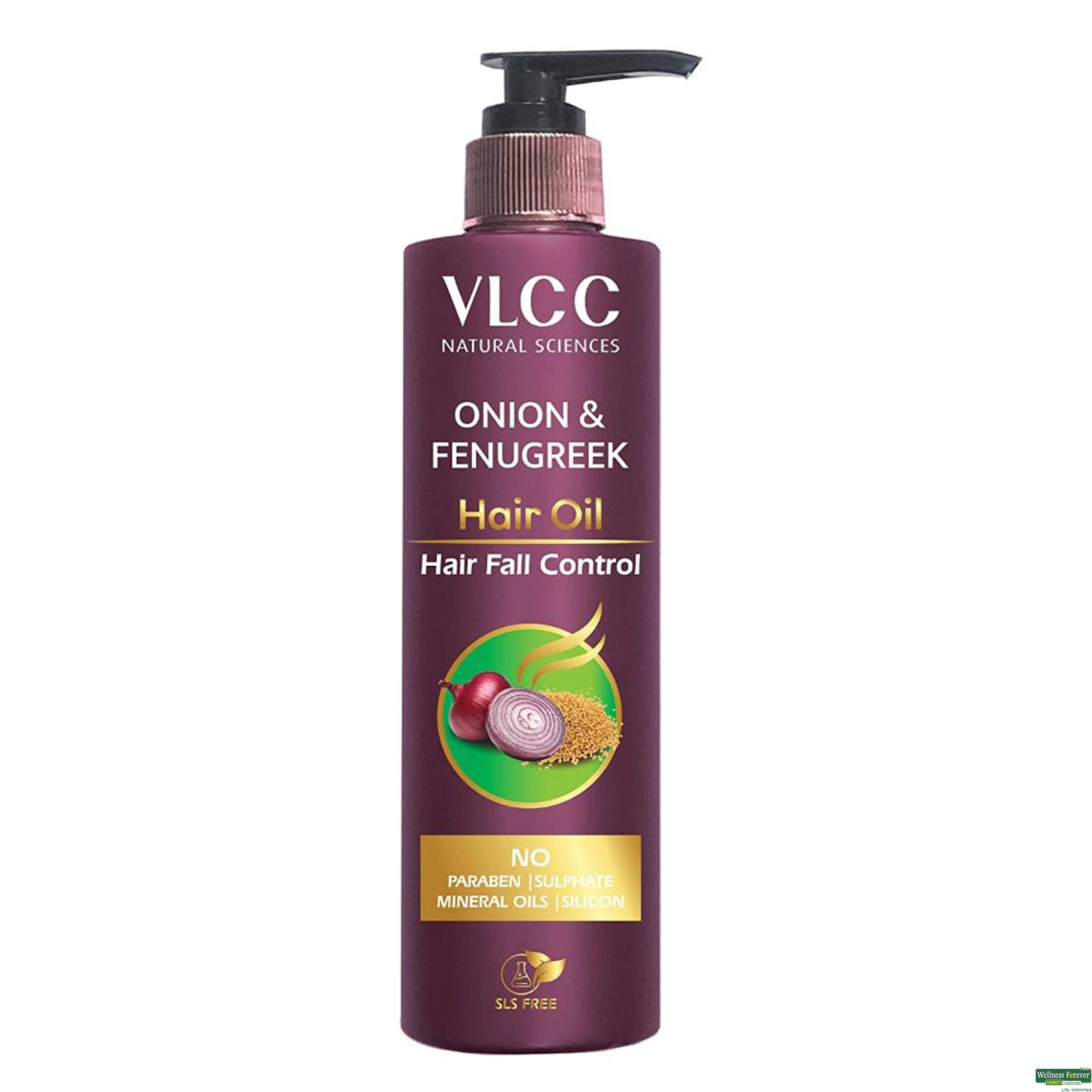 VLCC Onion & Fenugreek Hair Oil, 200 ml-image