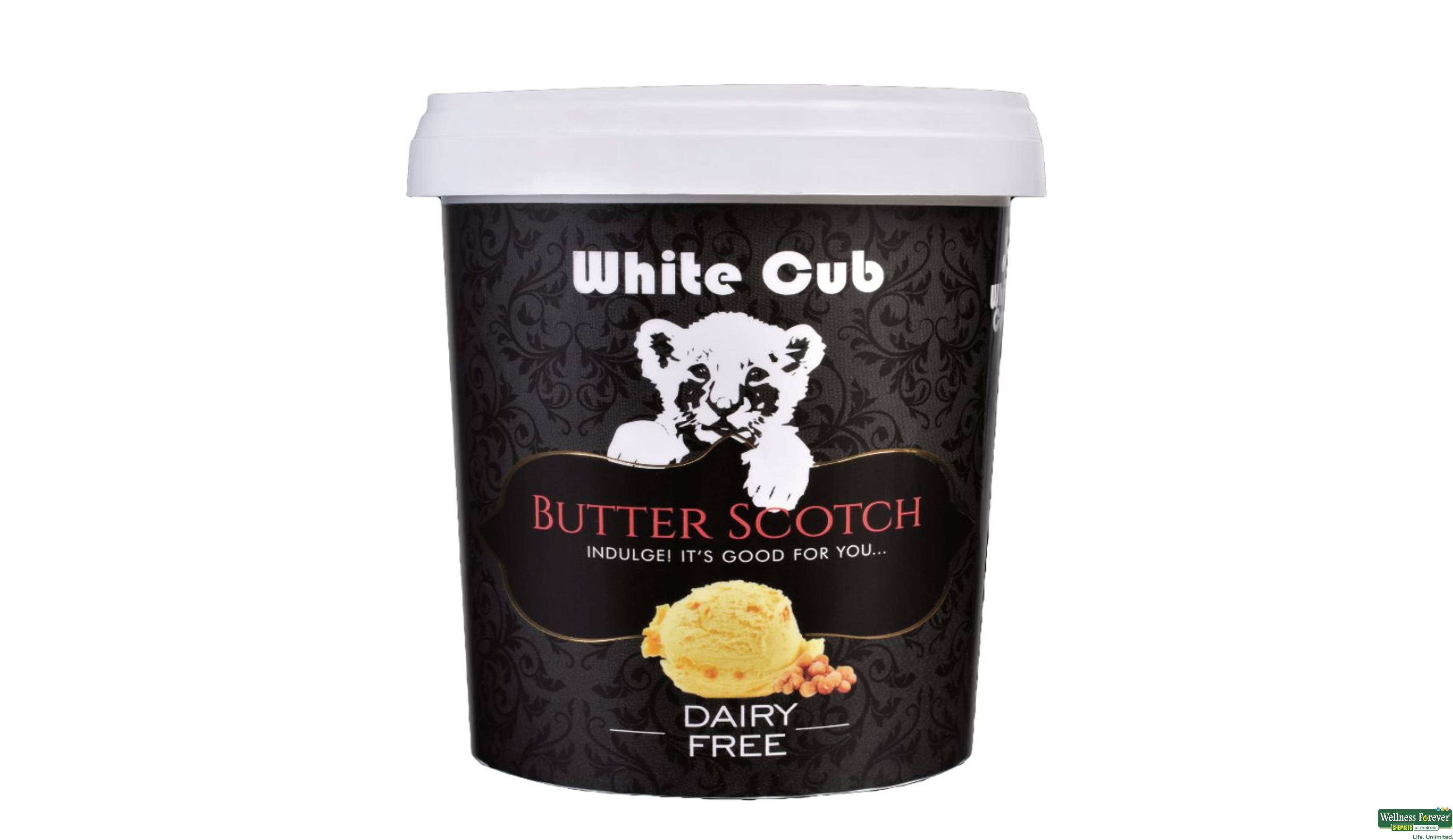 WHITE CUB I/C BUTTERSCOTCH 125ML- 1, 125ML, null