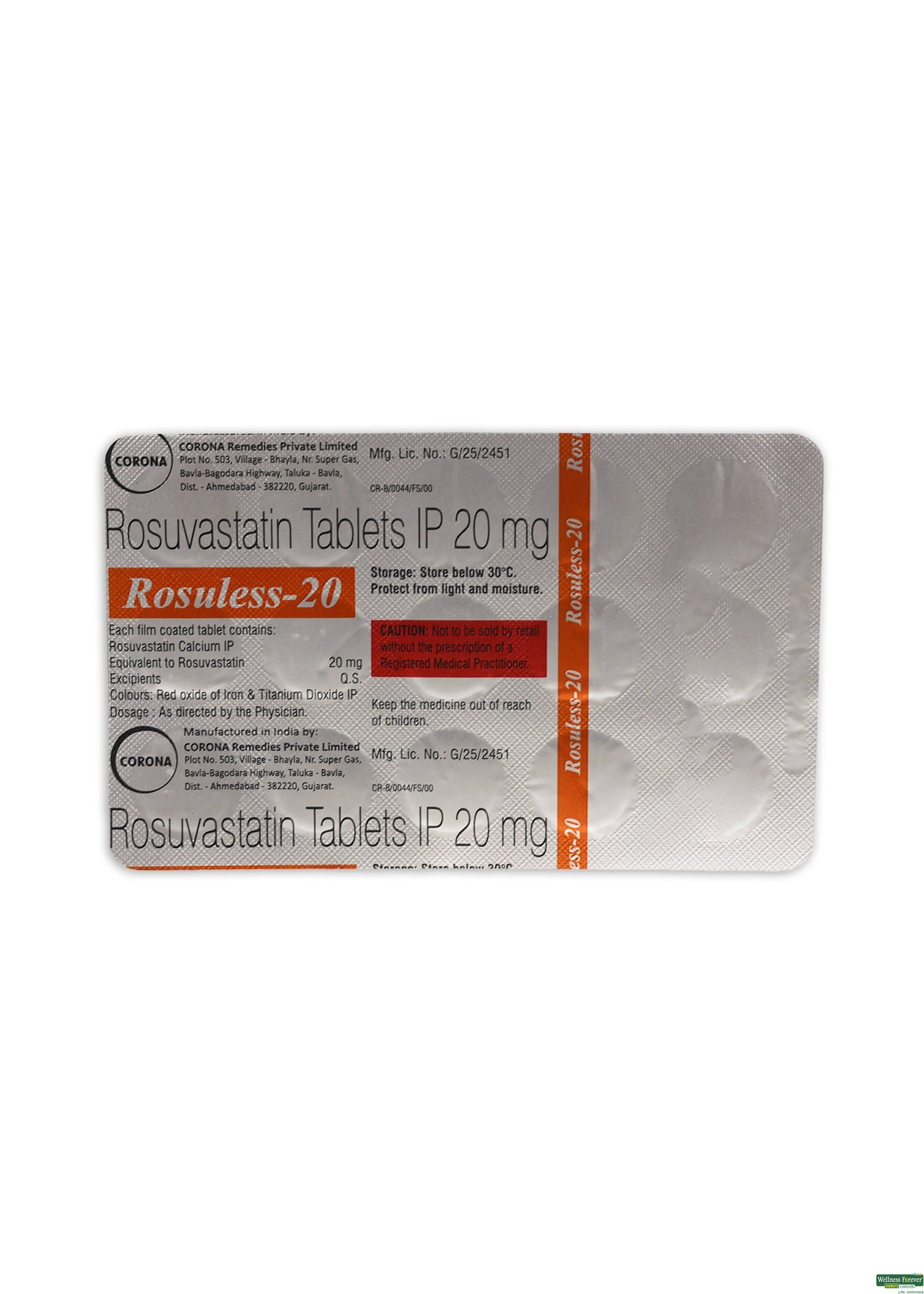 ROSULESS 20MG 15TAB-image