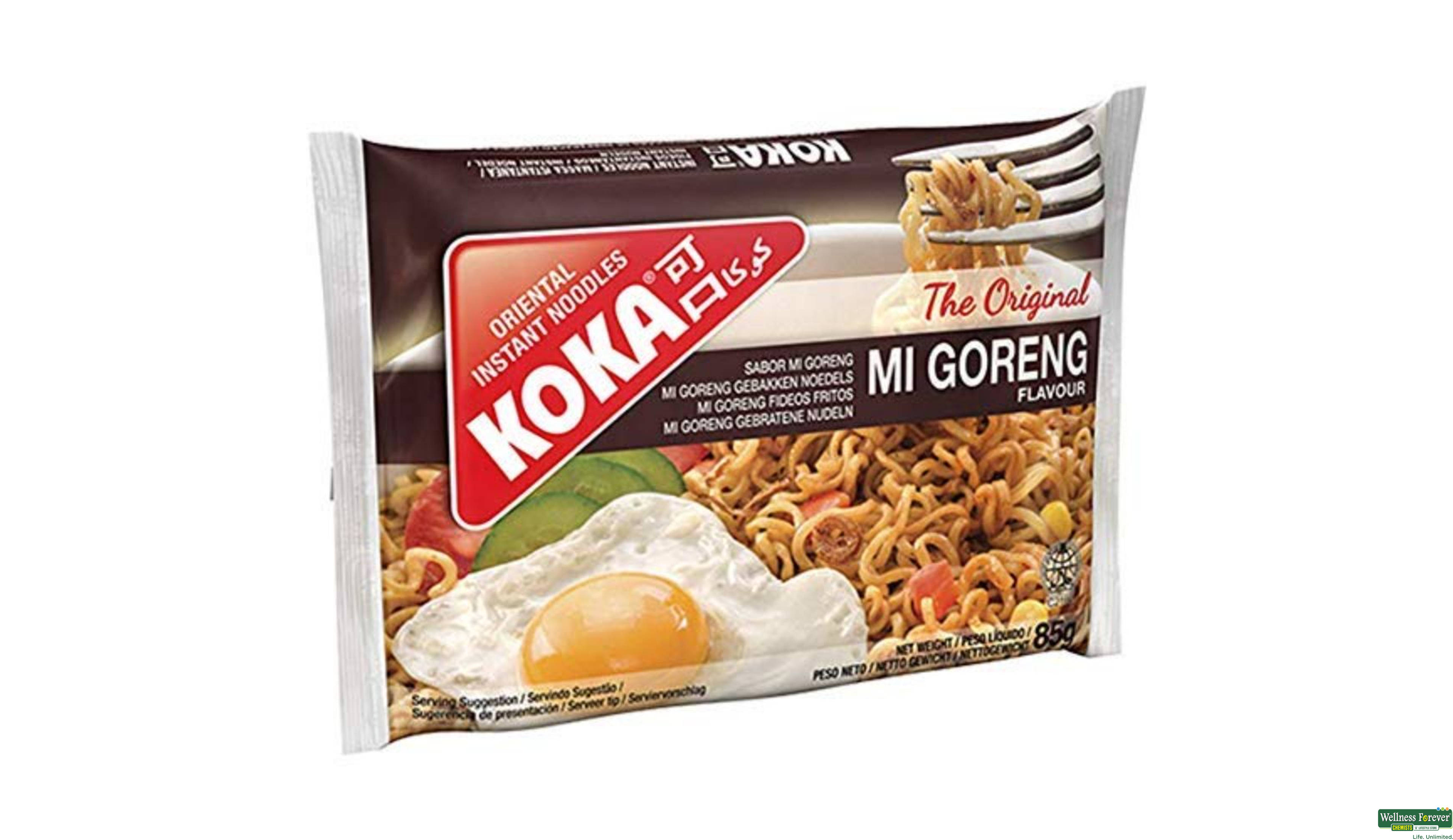 KOKA FRIED NOODLES MI GORENG 85GM- 1, 85GM, 