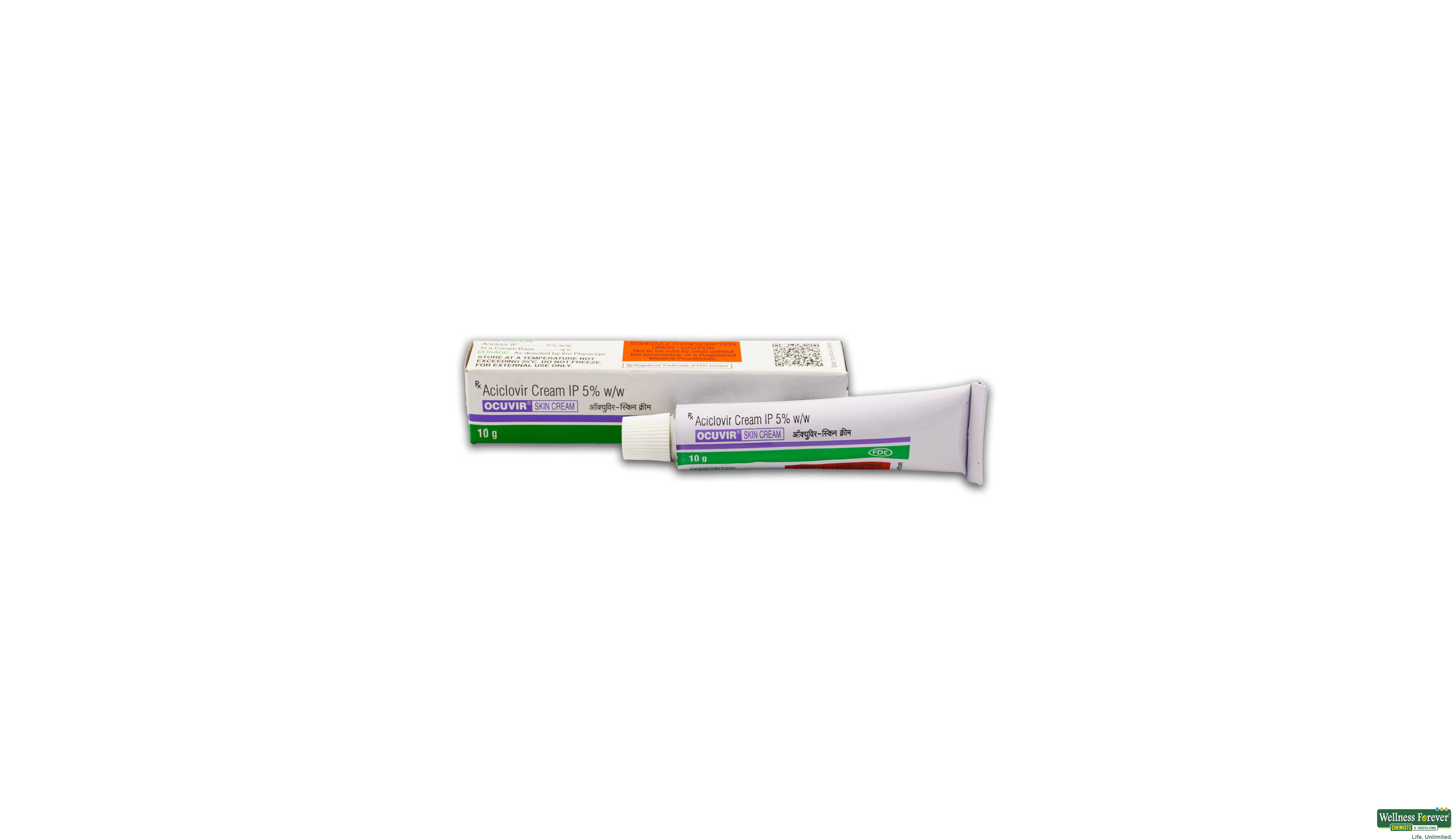 OCUVIR SKIN CREAM 10GM- 1, 10GM, 