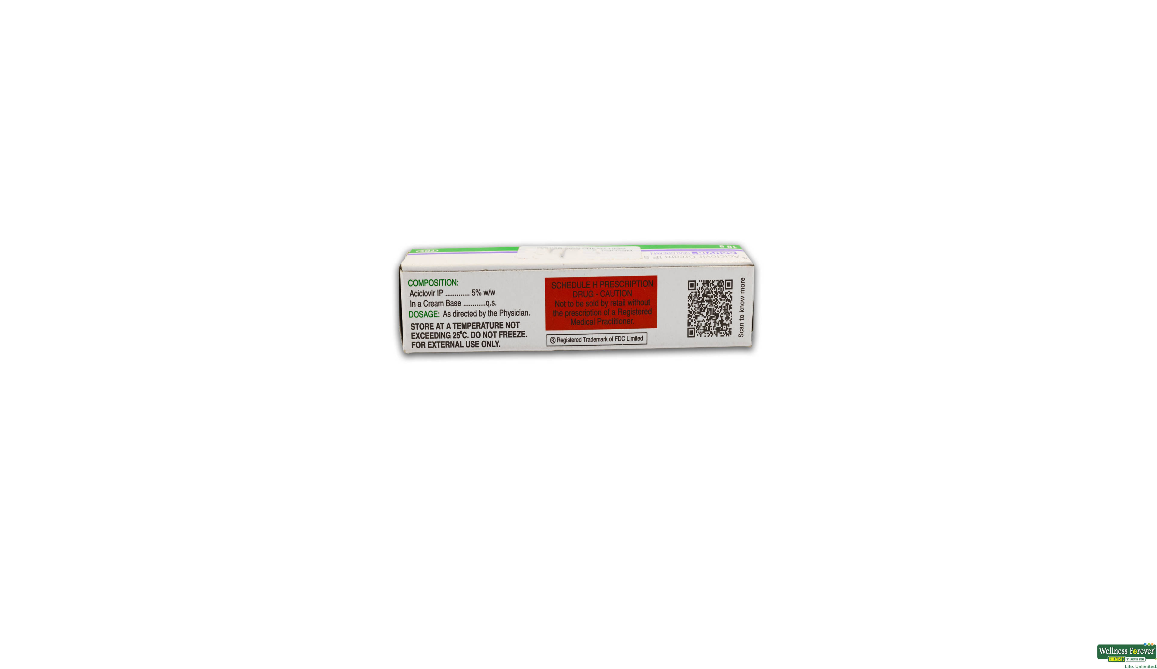 OCUVIR SKIN CREAM 10GM- 3, 10GM, 