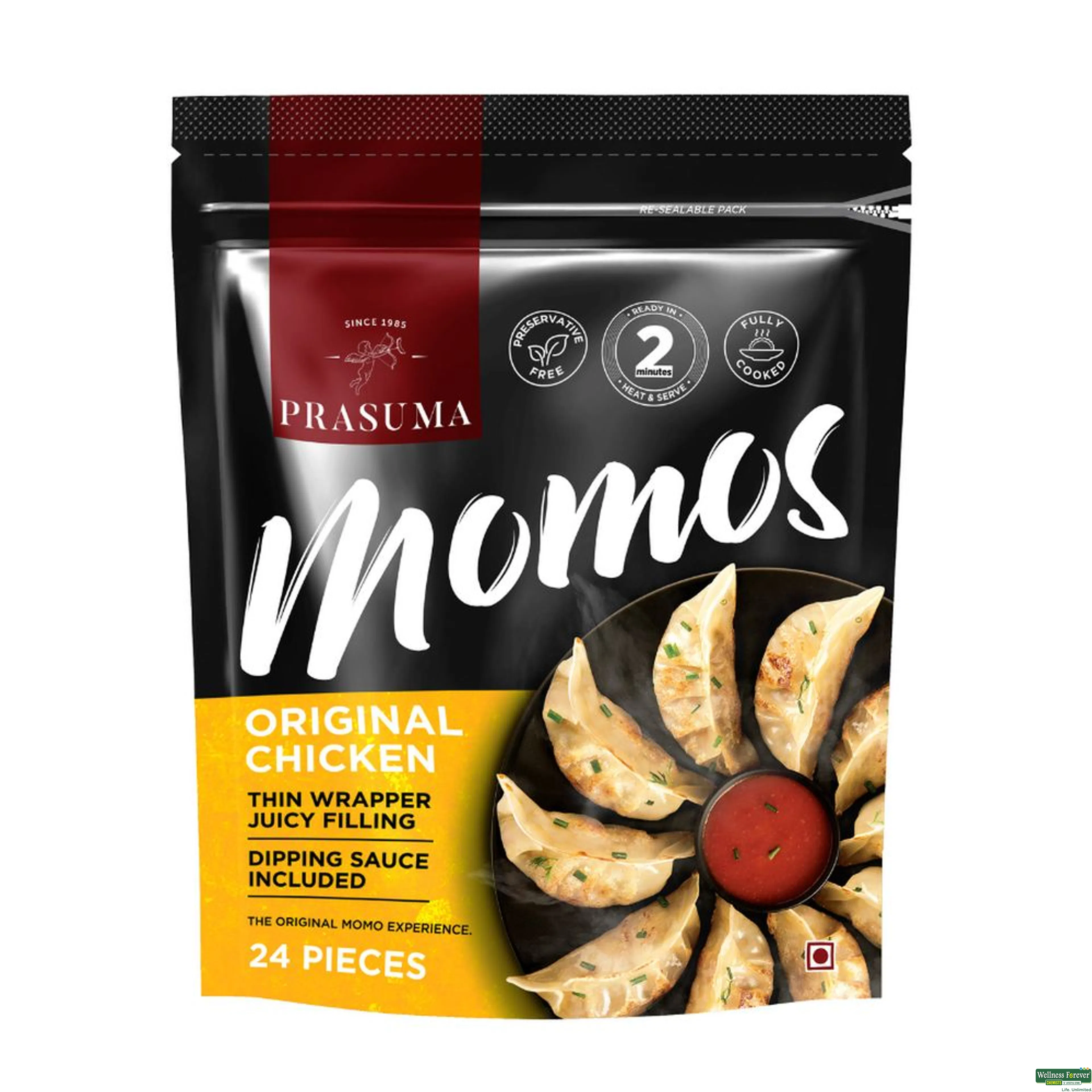 PRASUMA MOMOS ORIGINAL CHICKEN 24PC-image