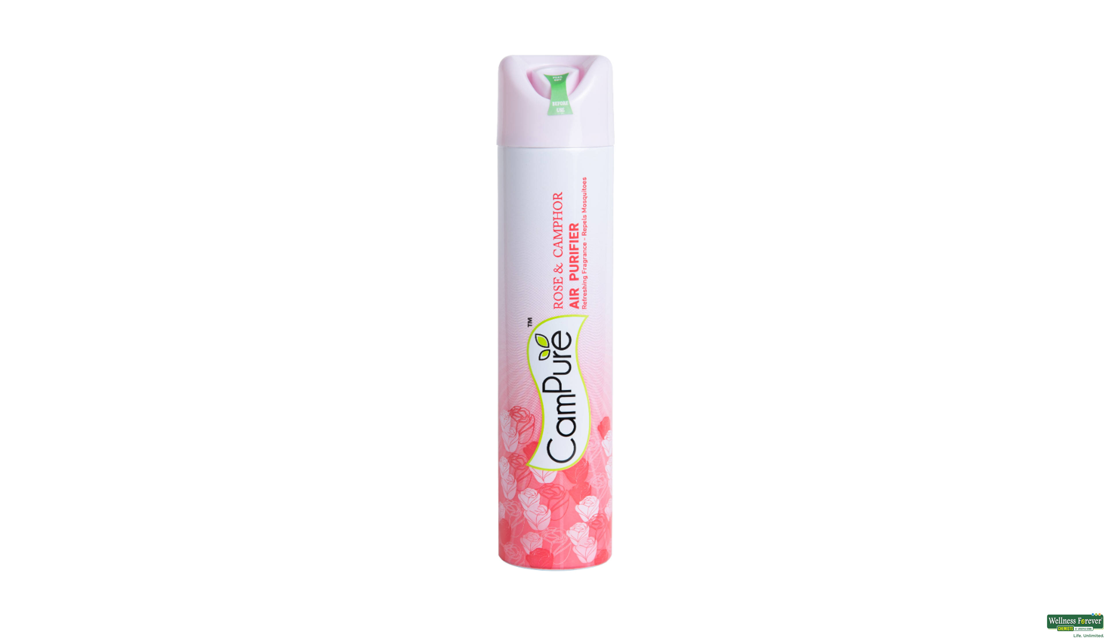 CAMPURE AIR PURIFIER ROSE & CAMPHOR 250ML- 1, 250ML, 