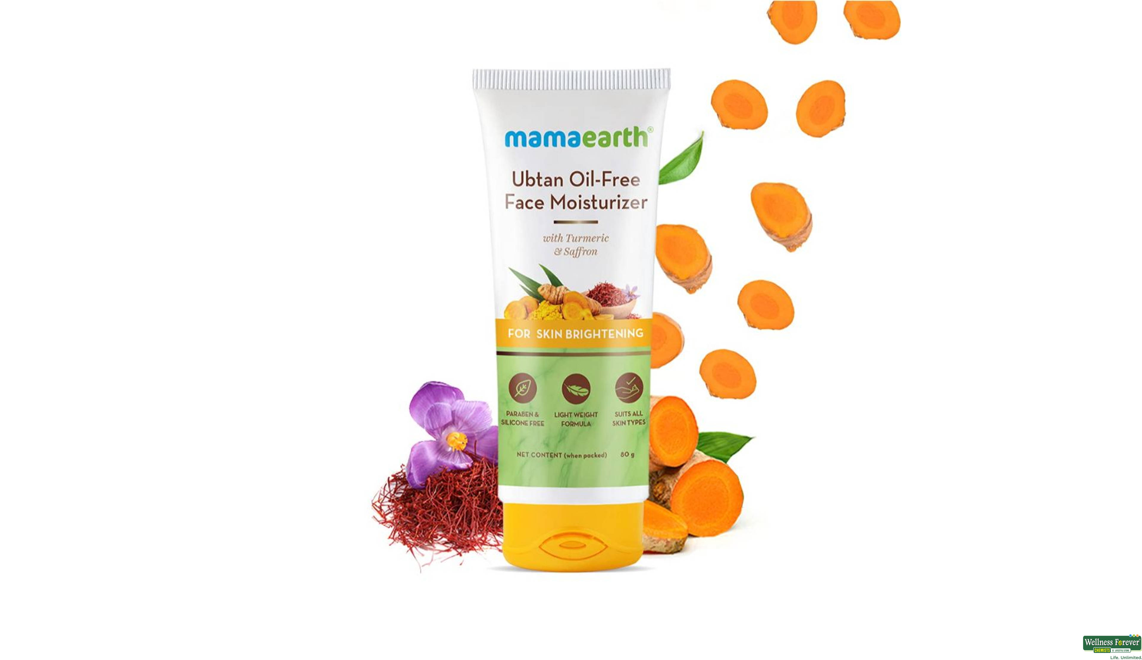 MAMAEARTH UBTAN OIL-FREE MOISTURIZER 80GM- 2, 80GM, 
