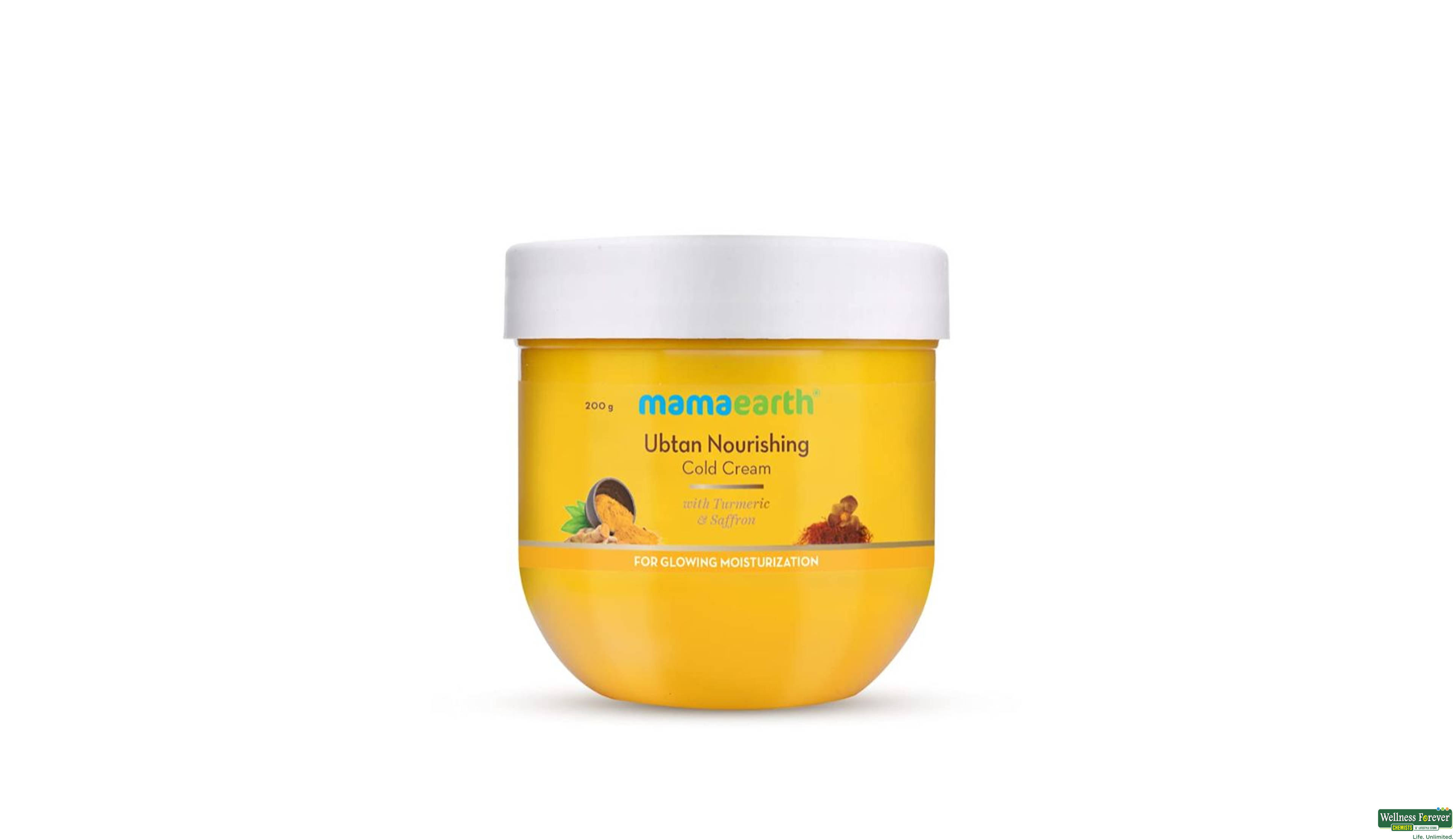 MAMAEARTH UBTAN NOURISHNG COLD CRM 200GM- 1, 200GM, 