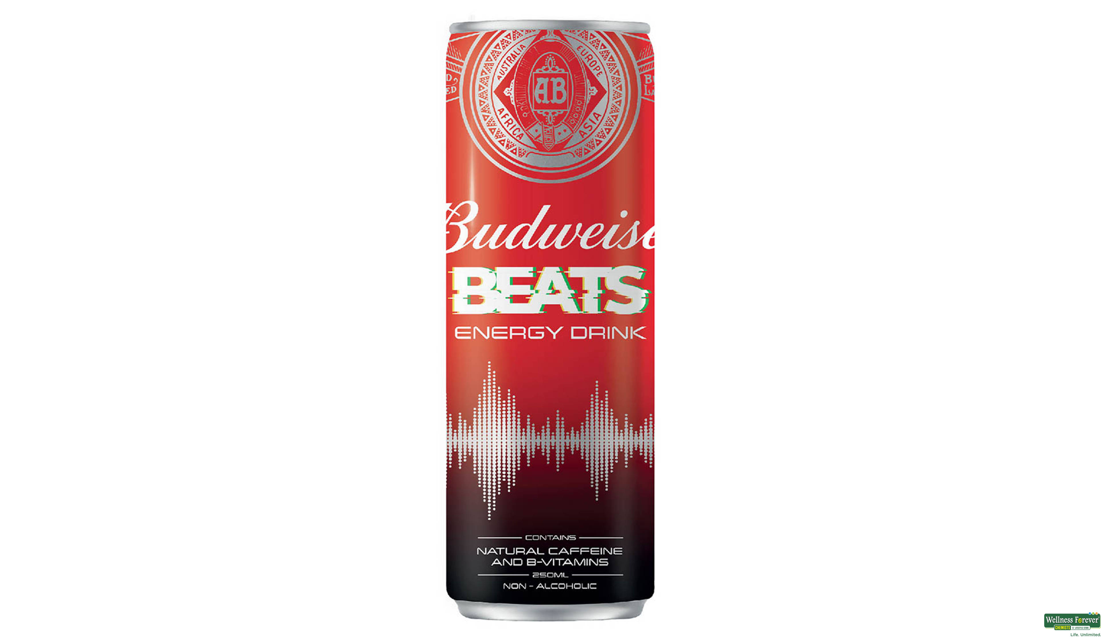 BUDWEISER BEATS ENERGY DRINK 250ML- 1, 250ML, 