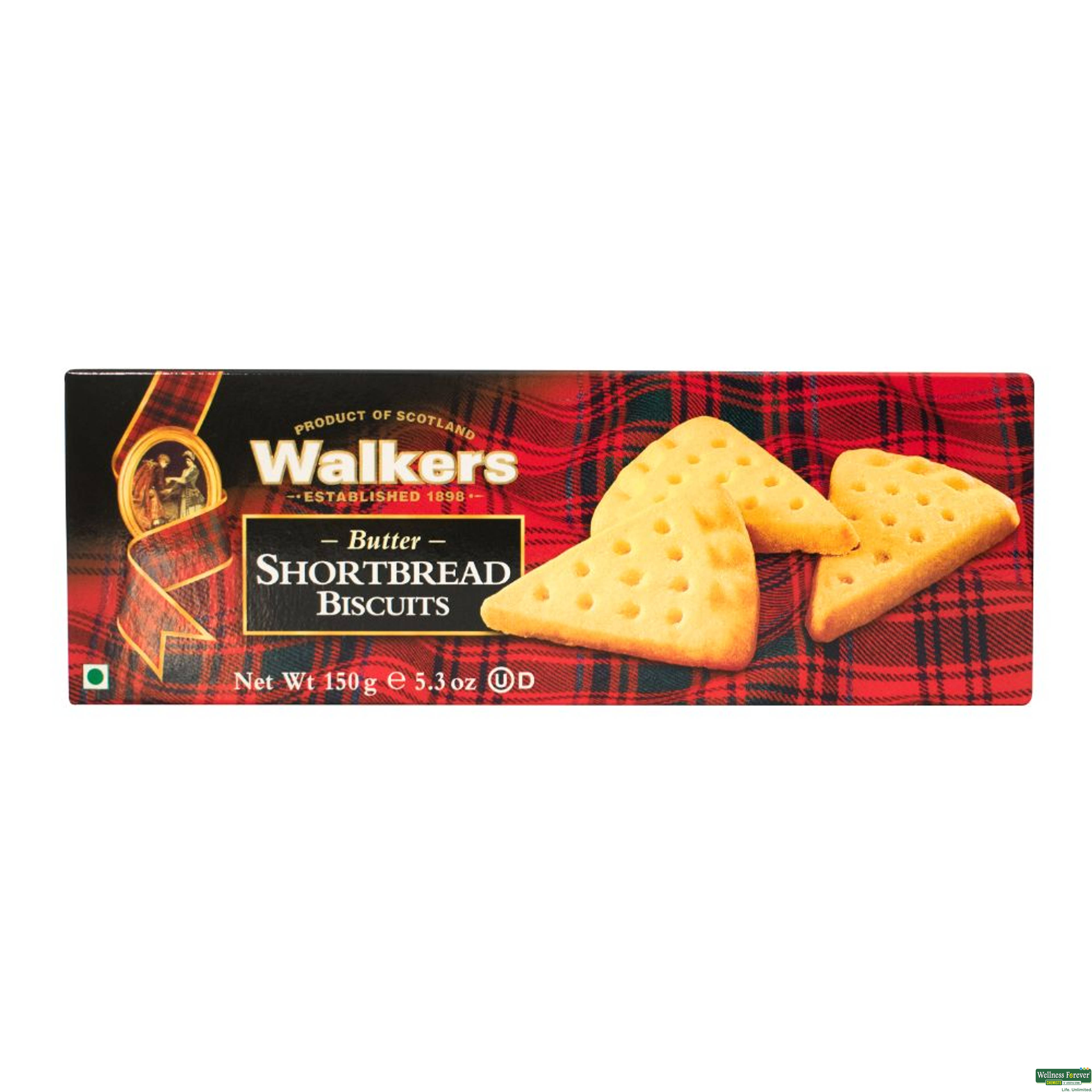 Walkers Shortbread Triangles, 150 g-image