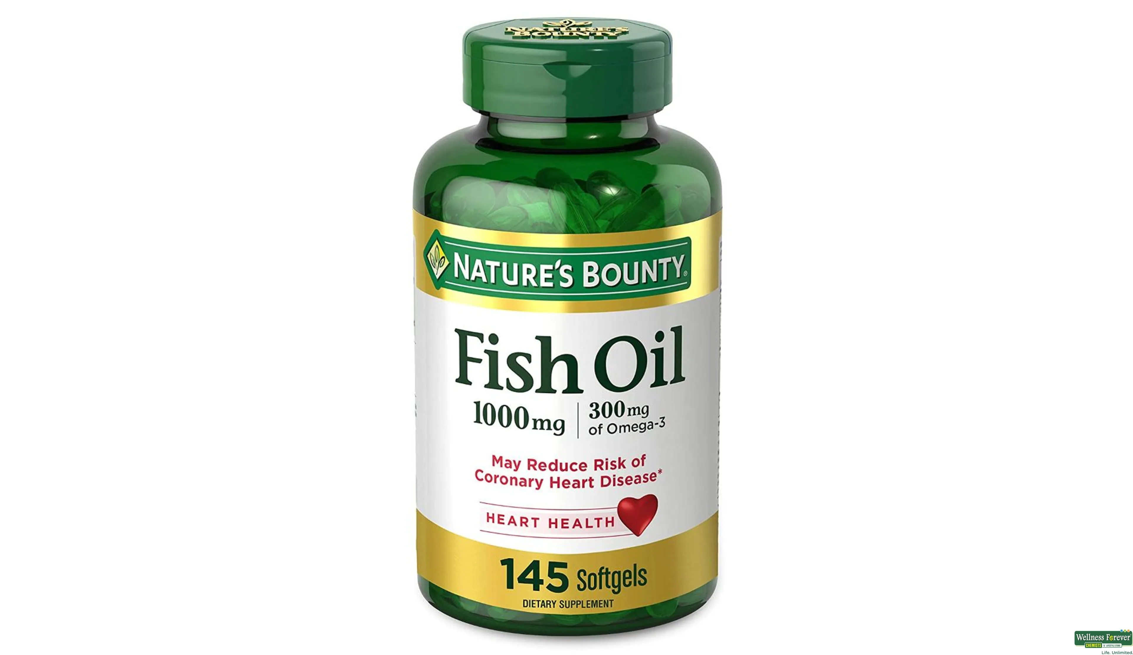 NATURES BOUNTY FISH OIL 1000MG 110CAP- 1, 110CAP, 