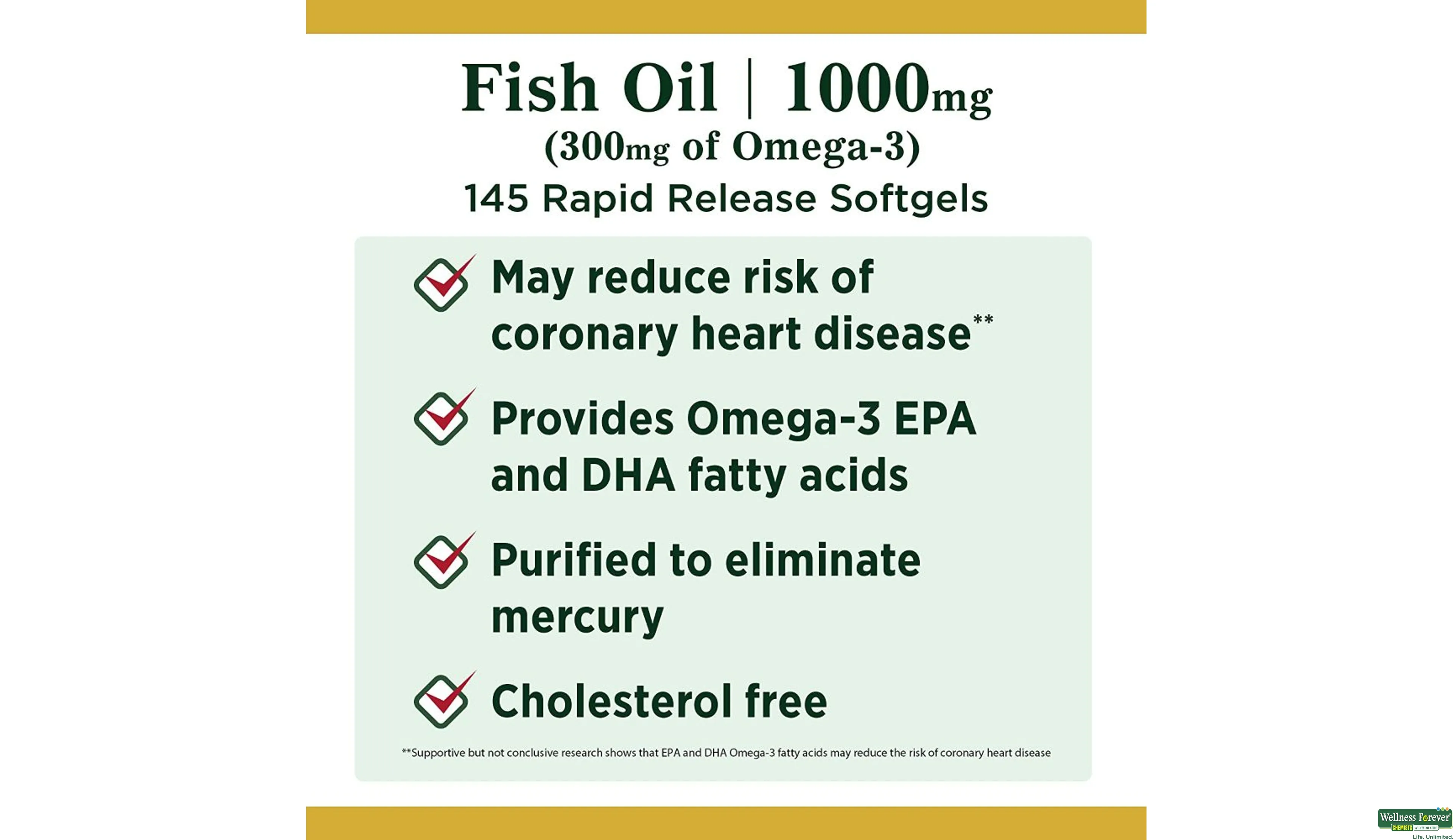 NATURES BOUNTY FISH OIL 1000MG 110CAP- 2, 110CAP, 