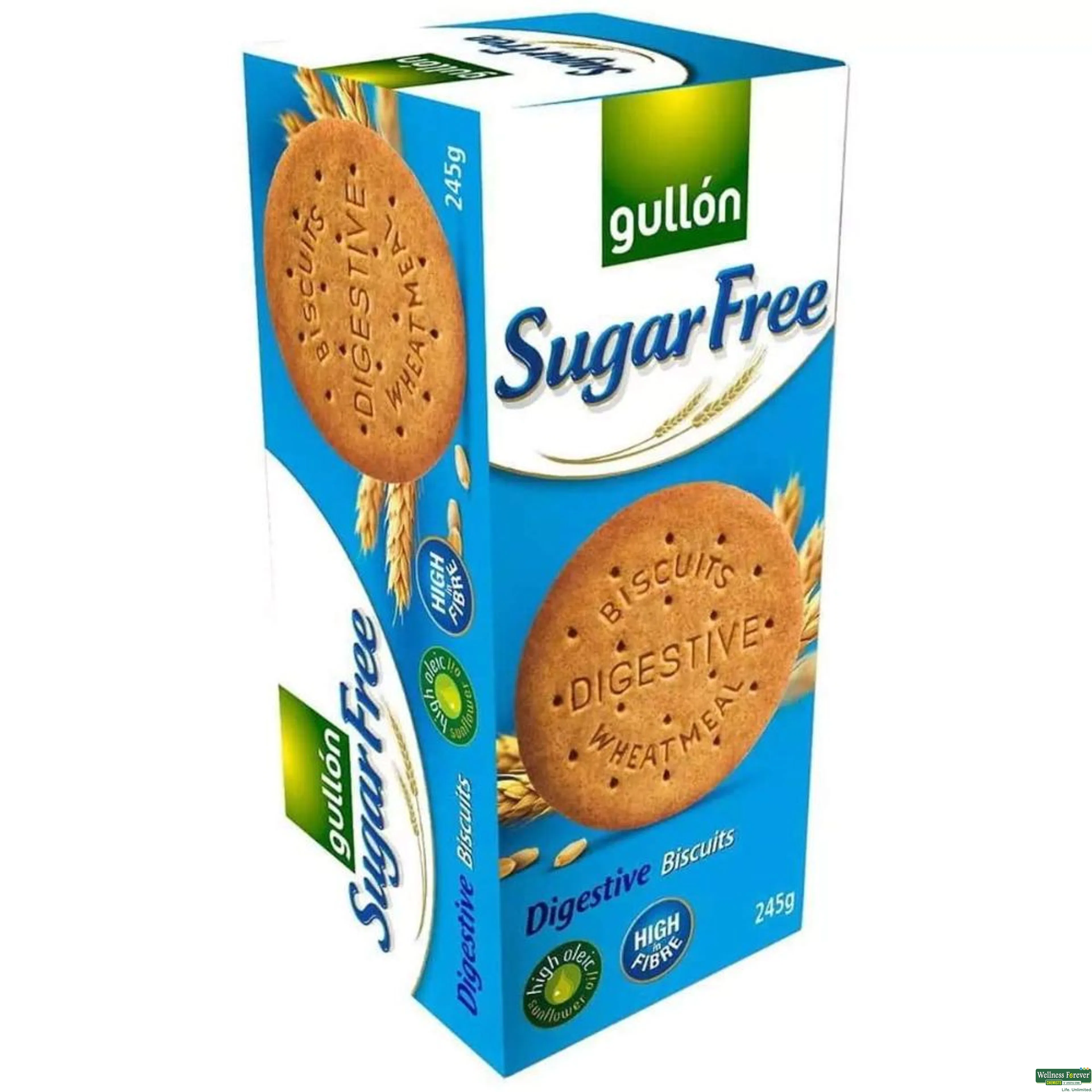 GULLON SUGAR FREE DIGESTIVE 245GM-image