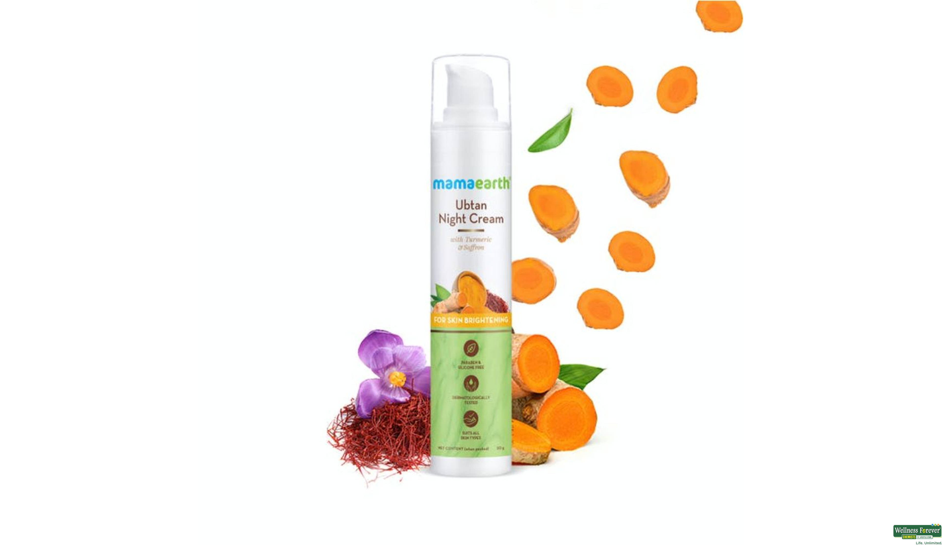 MAMAEARTH UBTAN NIGHT CREAM 1PC- 1, 50GM, 