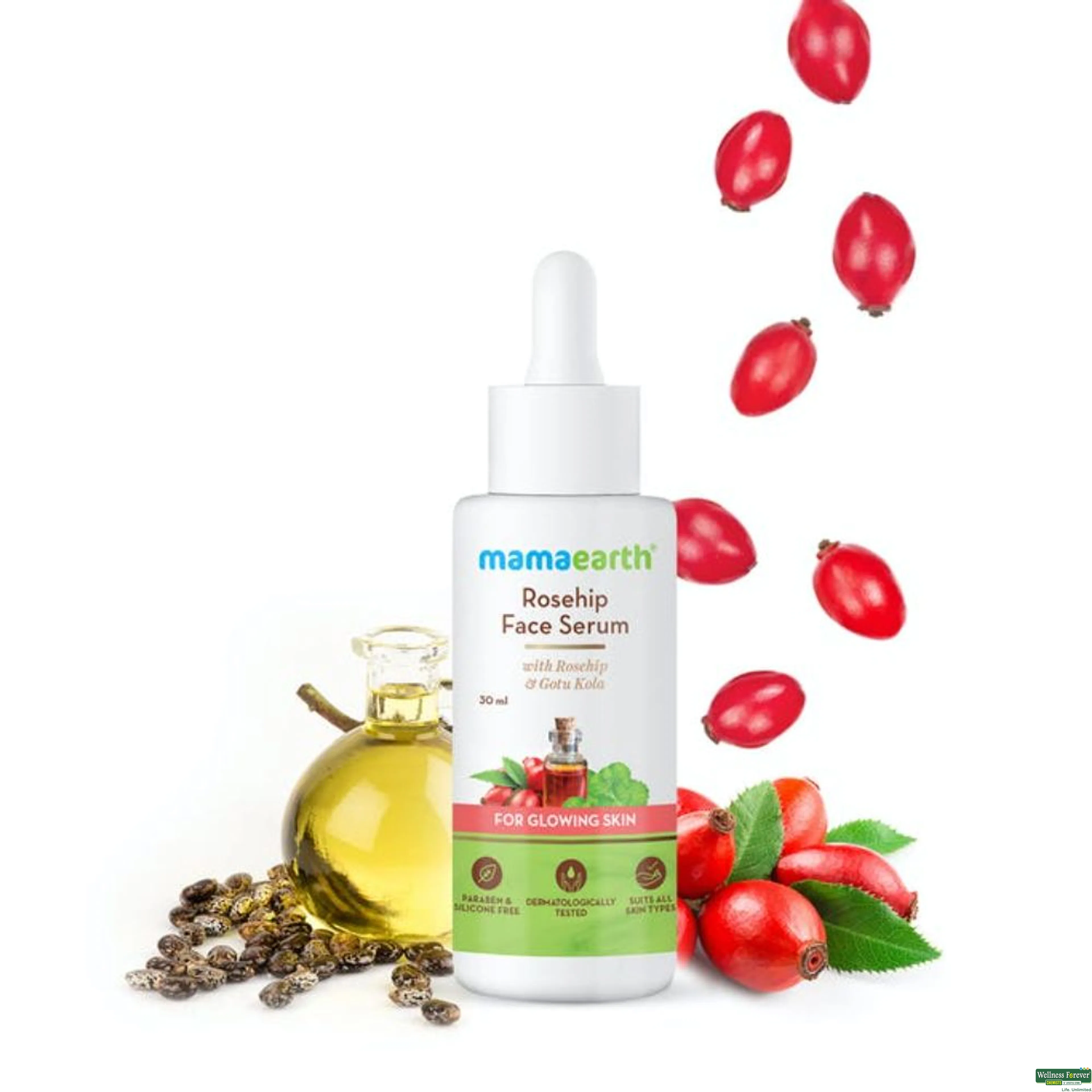 MAMAEARTH ROSEHIP FACE SERUM 30ML-image