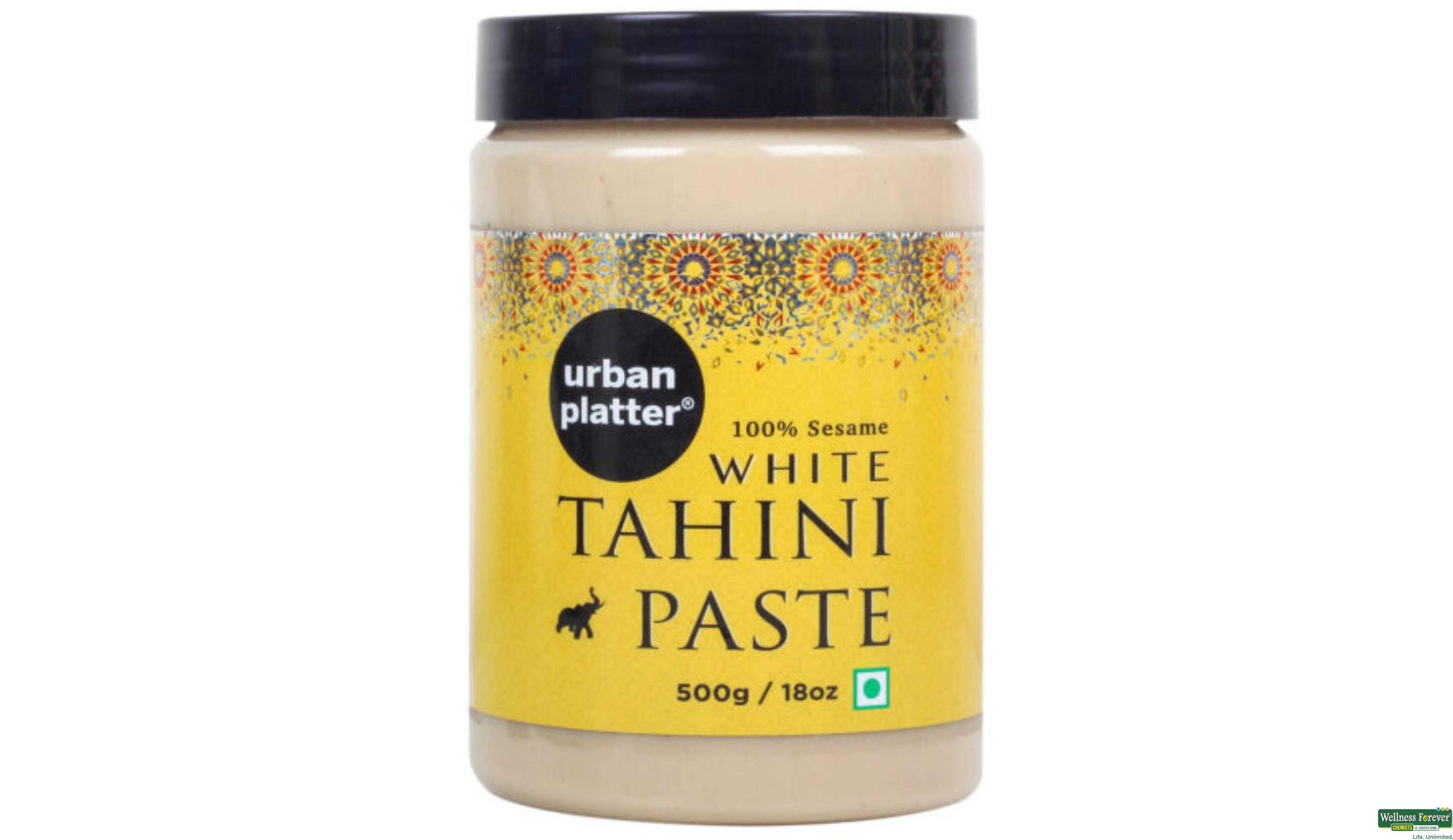 URBAN PLATTER PASTE WHITE TAHINI 500GM- 1, 500GM, null