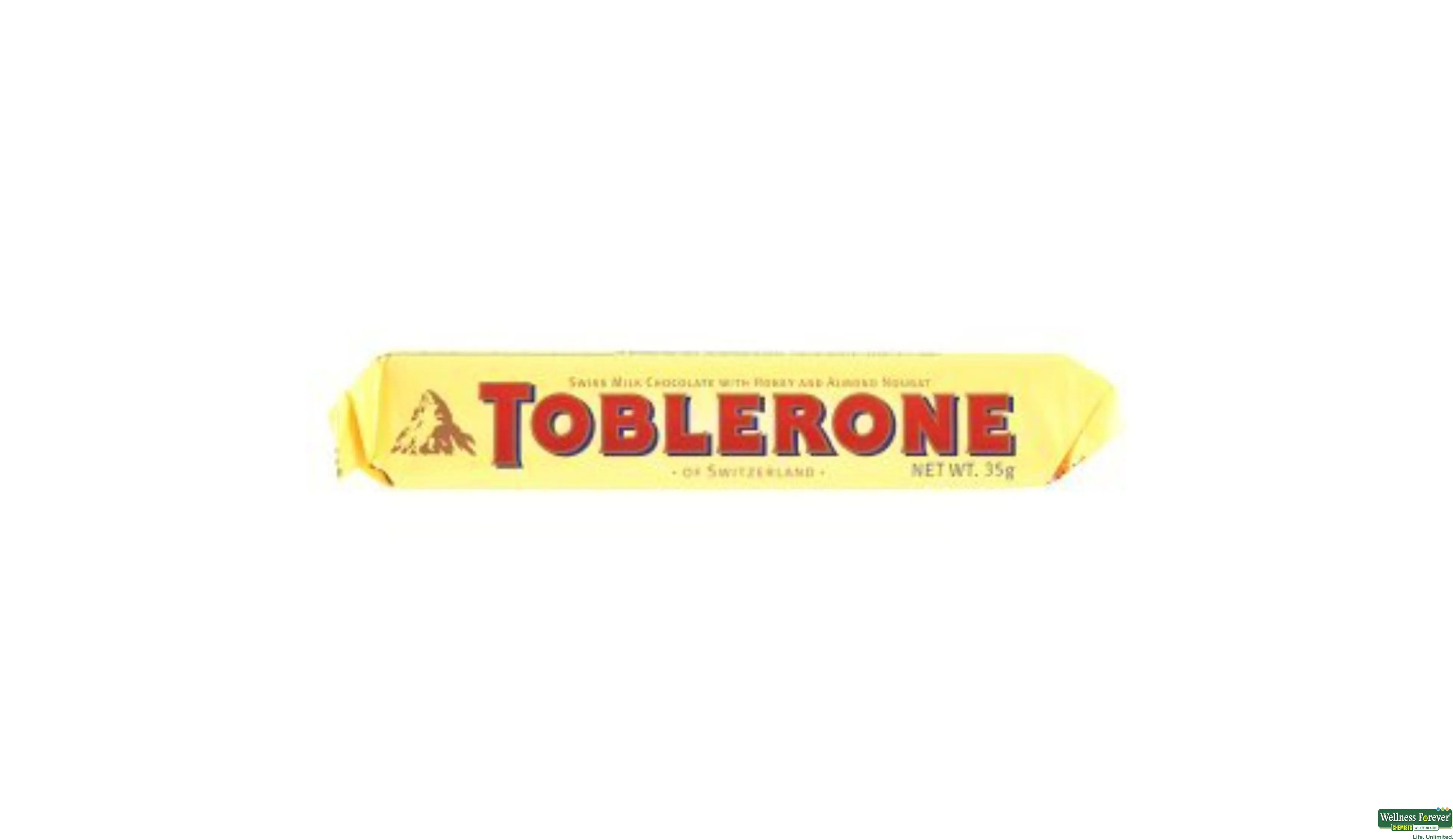 Tablette de chocolat Toblerone® 35g publicitaire dès 480 pcs.