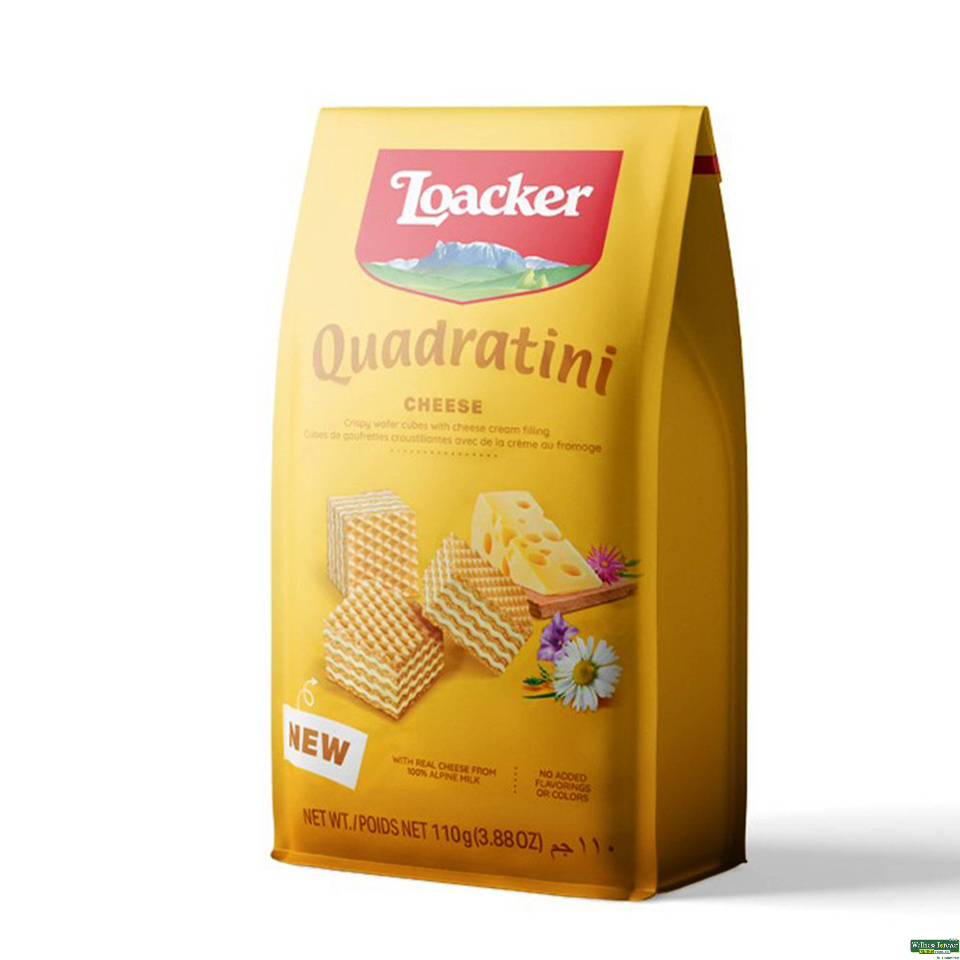 LOACKER QUADRATINI CHEESE 110GM-image