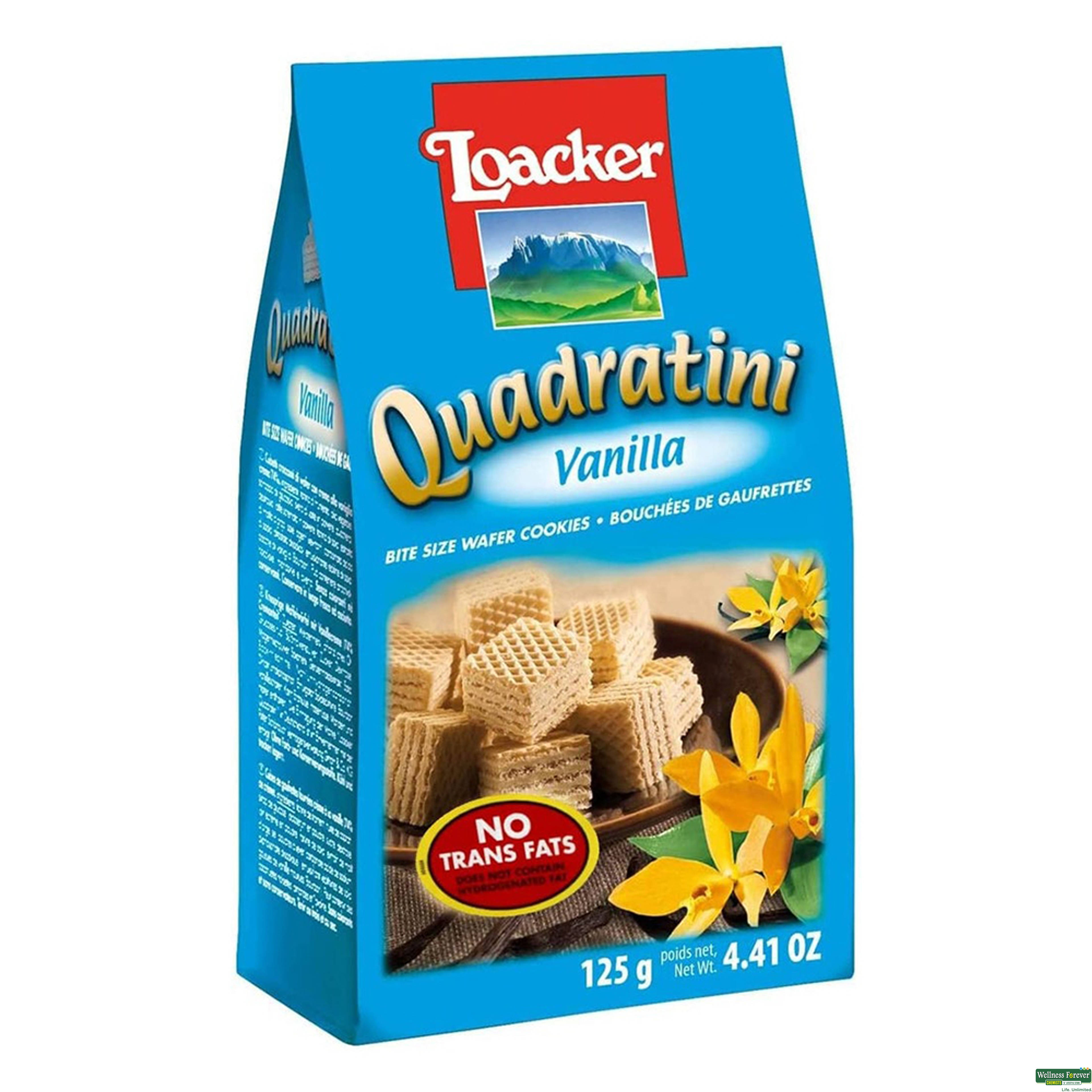 Loacker Quadratini Vanilla 125g-image