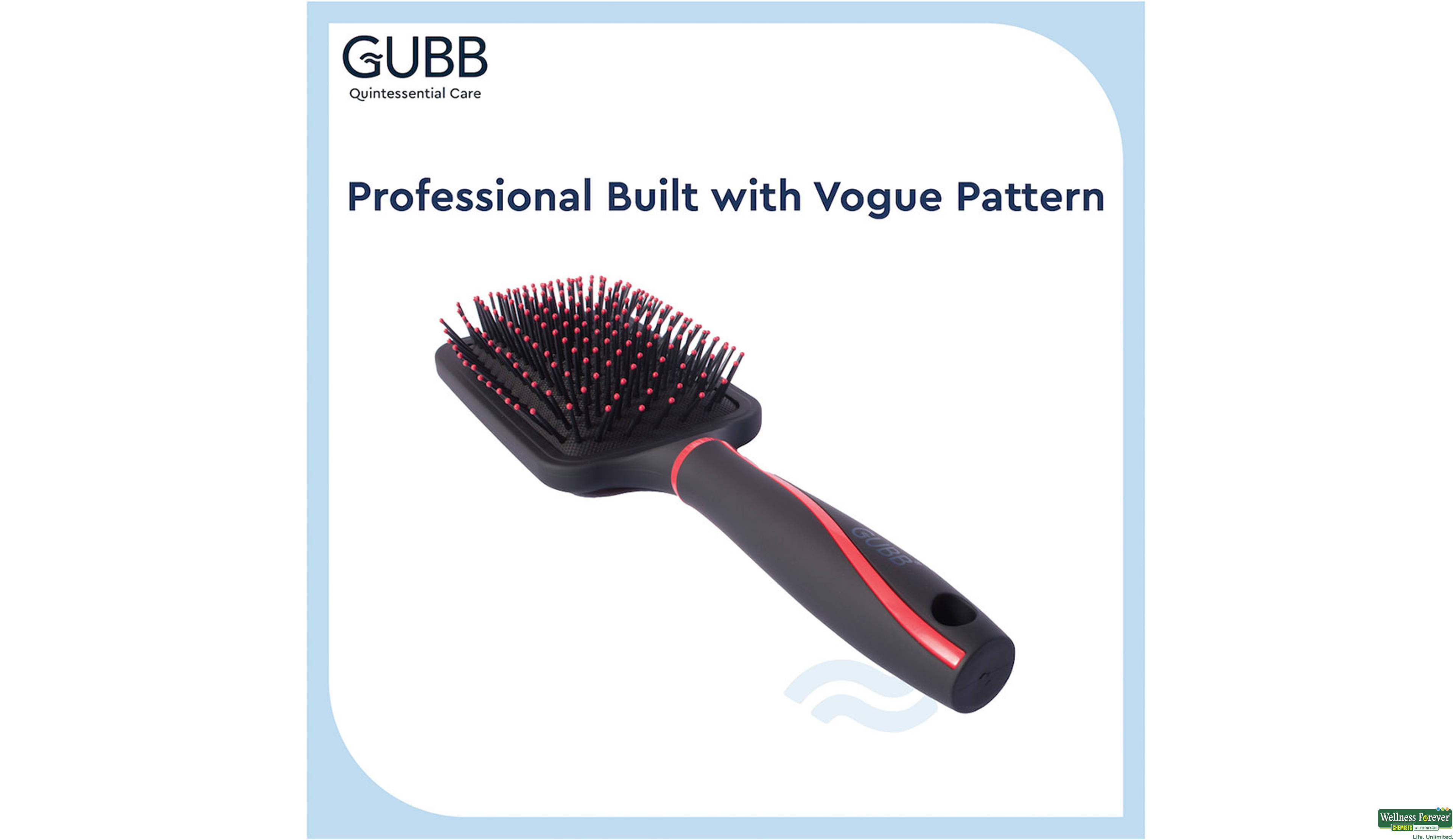 GUBB SHELL DETANGLE COMB 1PC- 4, 1PC, 