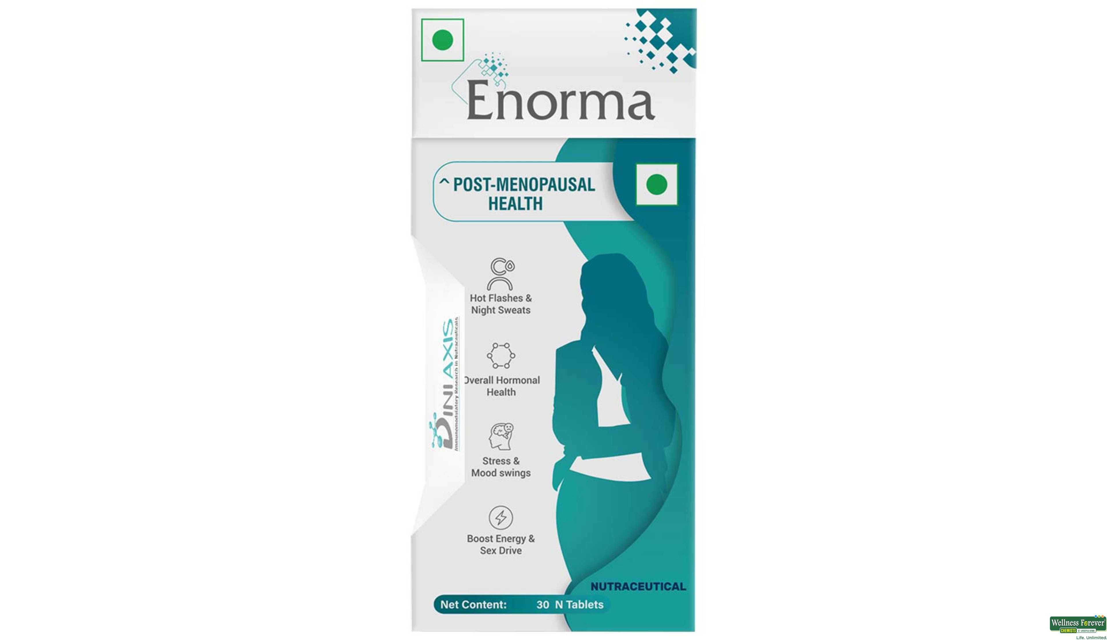 ENORMA POST MENOPAUSAL HEALTH 30TAB- 5, 30TAB, 