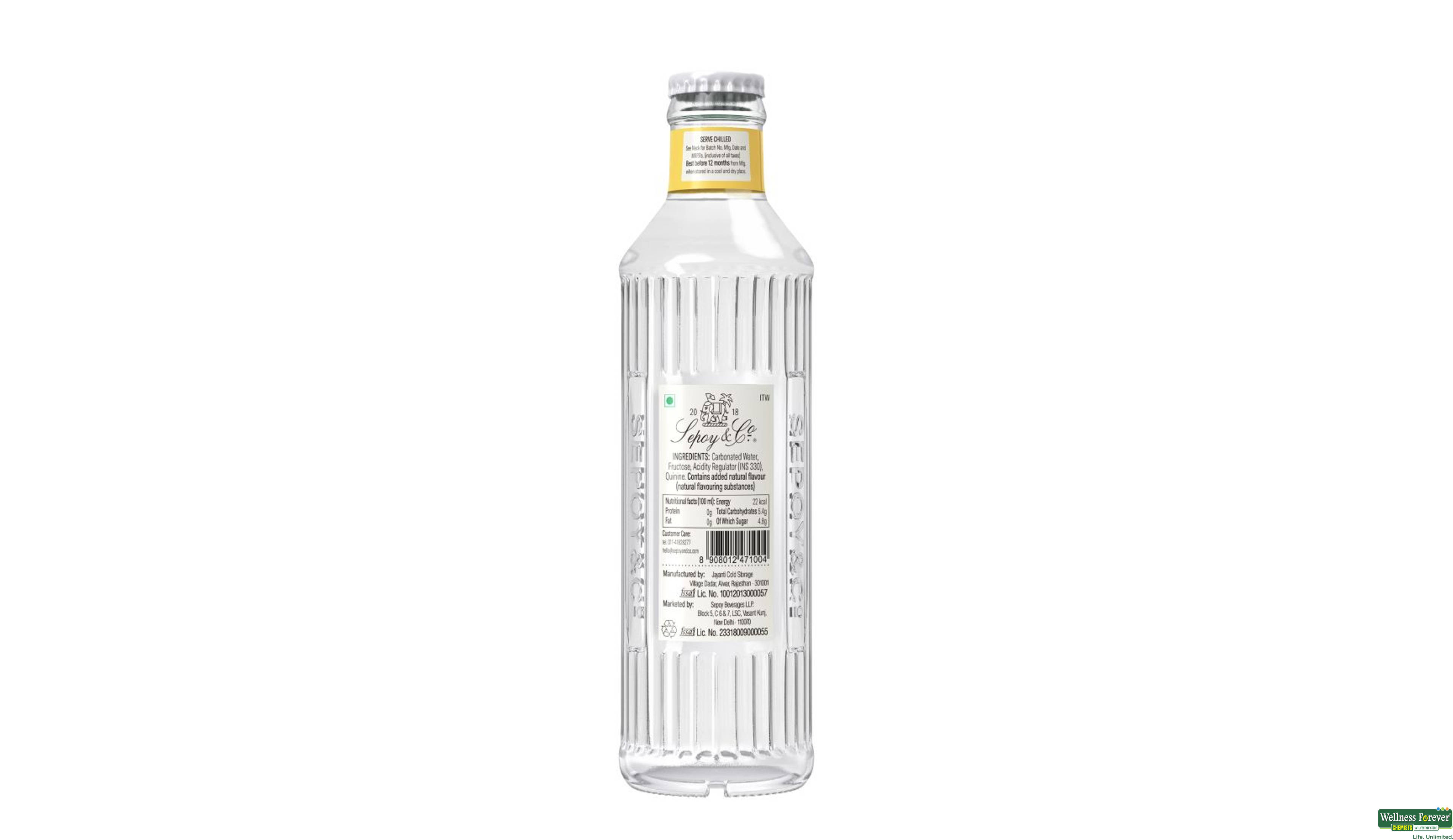 SEPOY INDIAN TONIC WATER 200ML- 2, 200ML, null