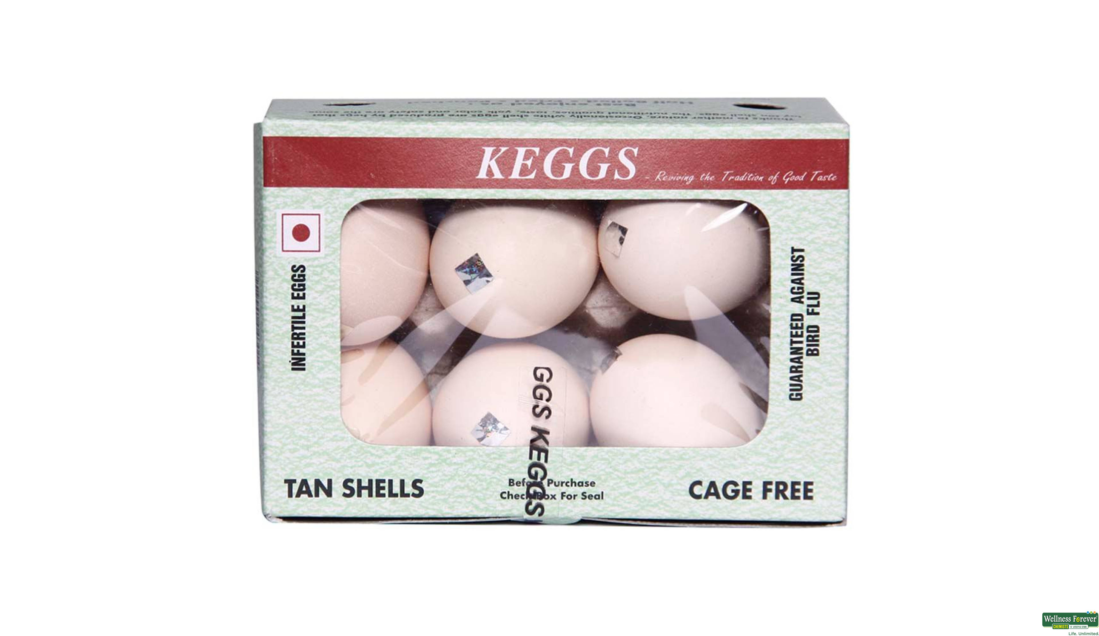 KEGGS TAN EGGS CAGE PACK OF 6 1PC- 1, 1PC, null