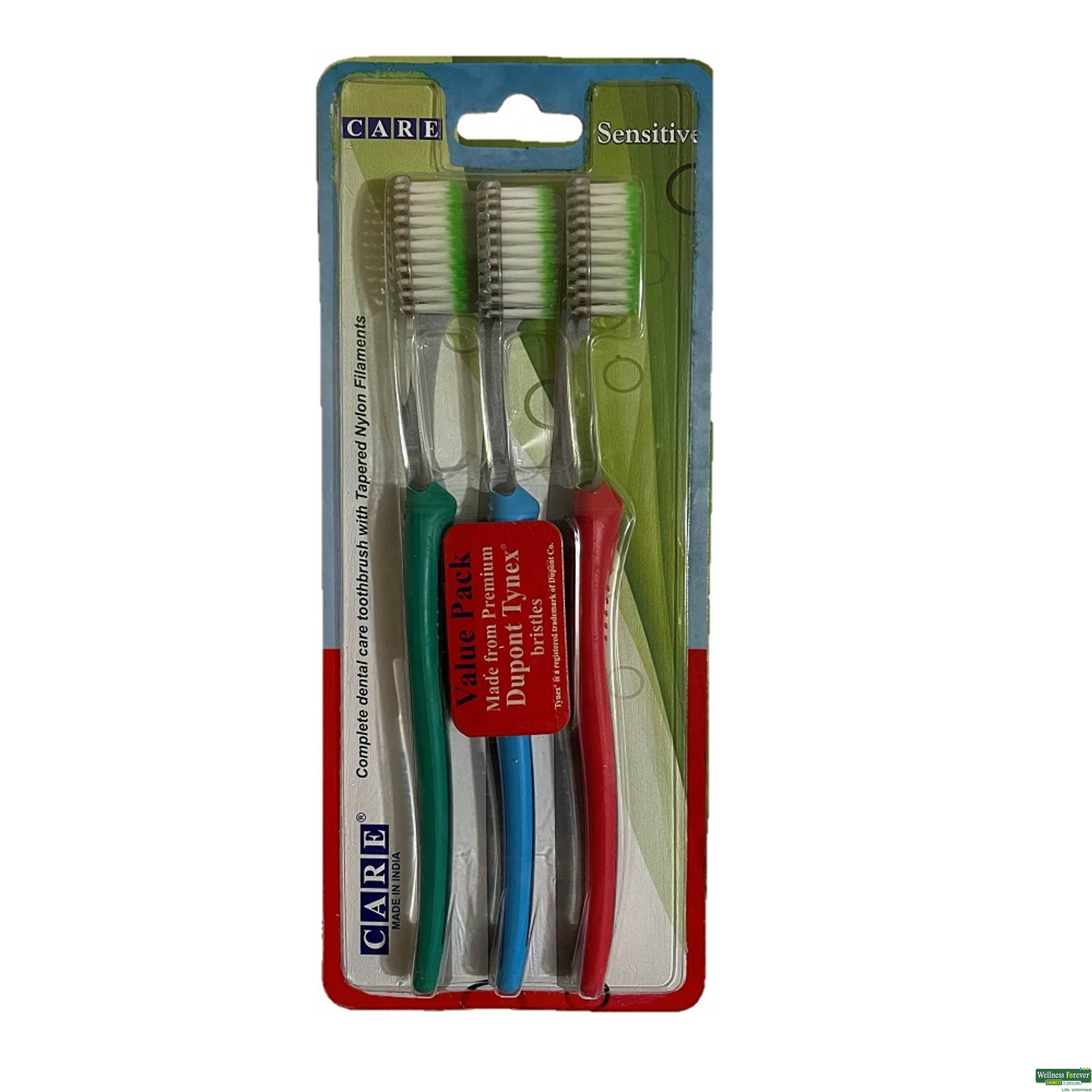 Care Toothbrush Care Sensitive 3 Pieces-image