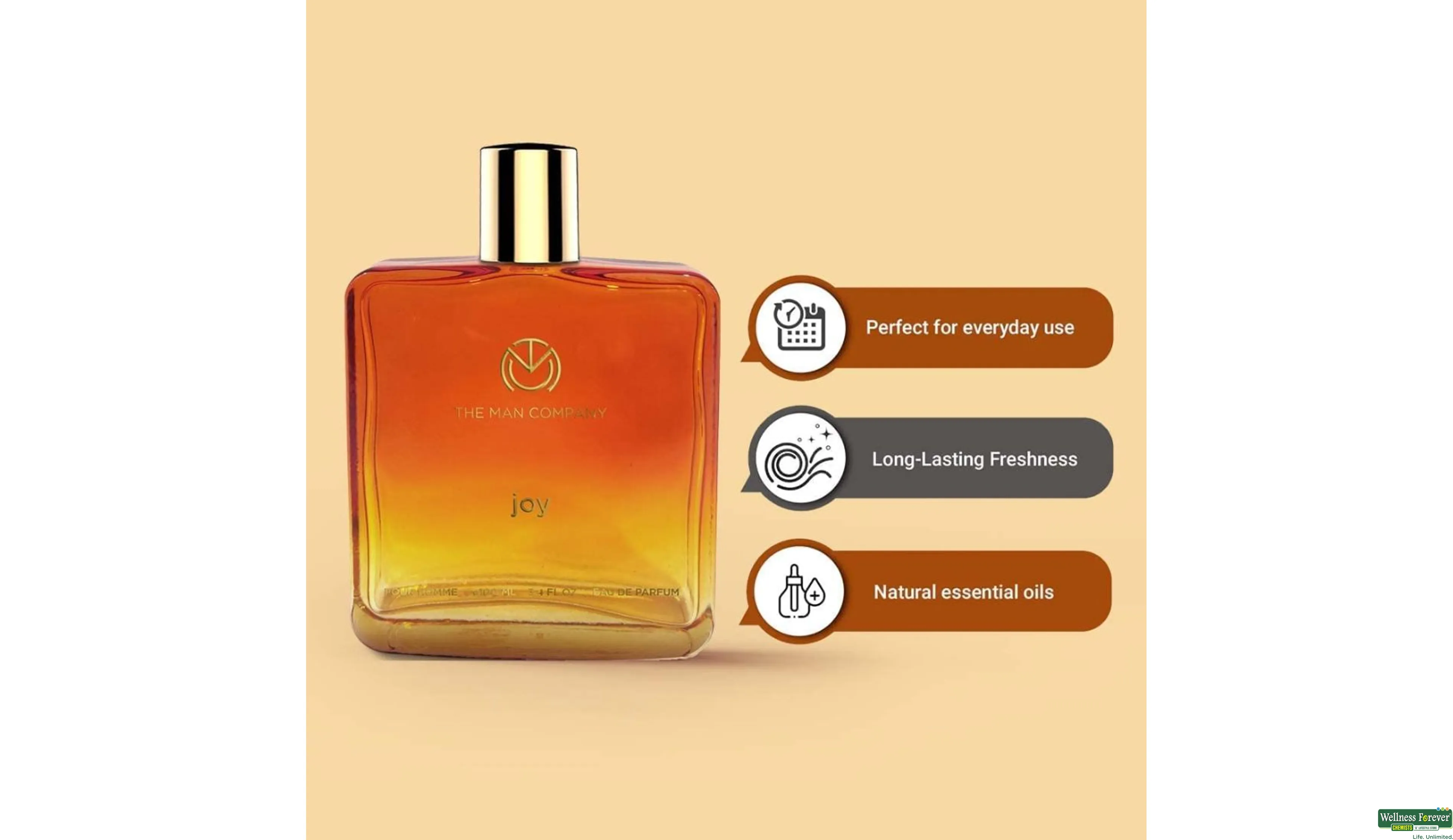 Buy The Man Company Joy Perfume for Men, 100 ml Online at Best Prices