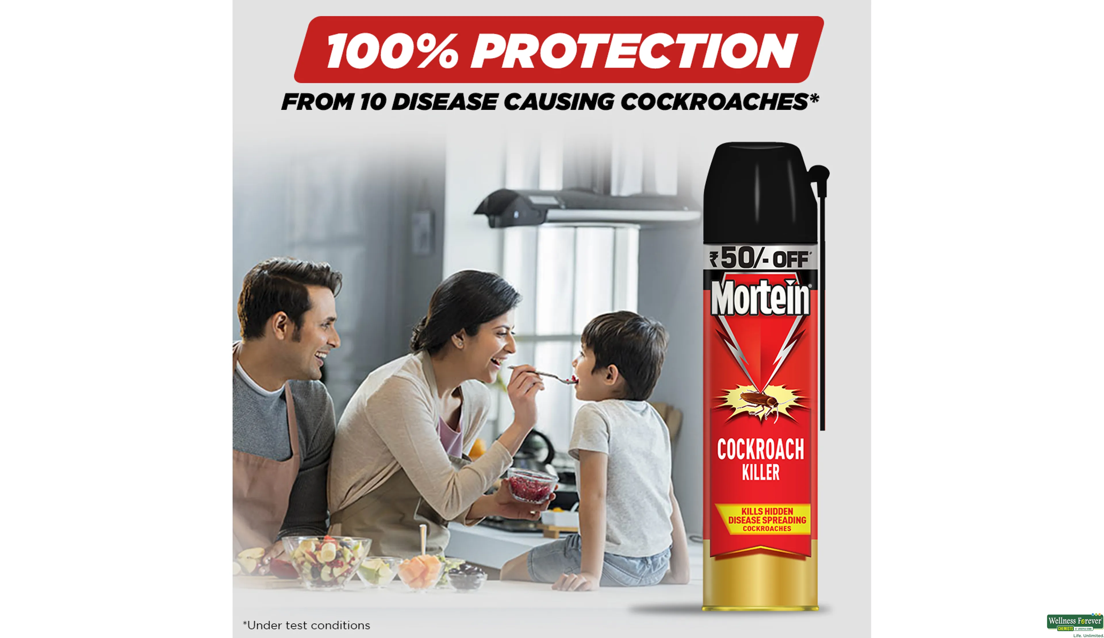 MORTEIN SPRAY COCKROCH KILL 400ML- 5, 400ML, 