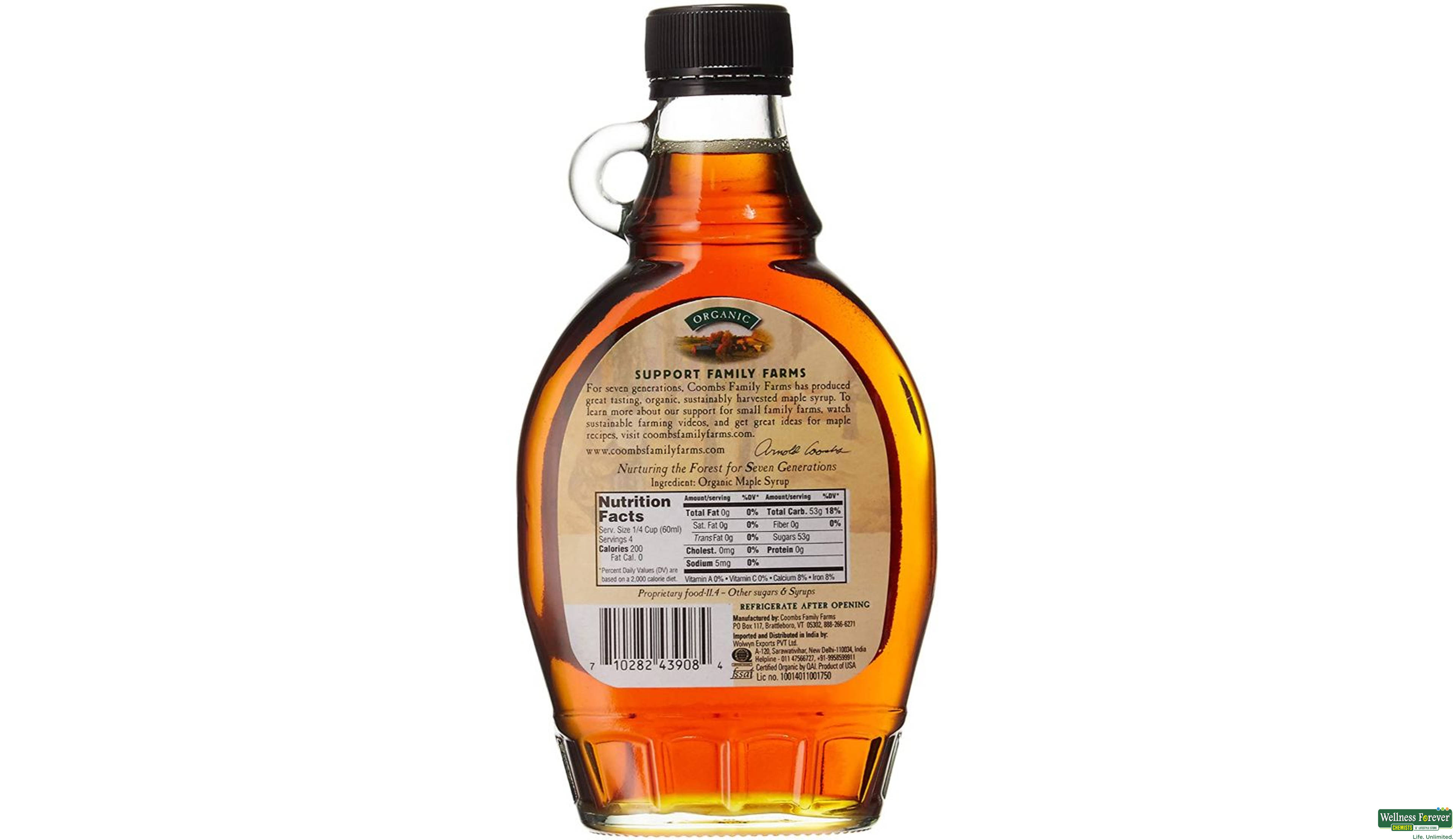 COOMBS 100% PURE MAPLE SYRUP 236ML- 2, 236ML, 