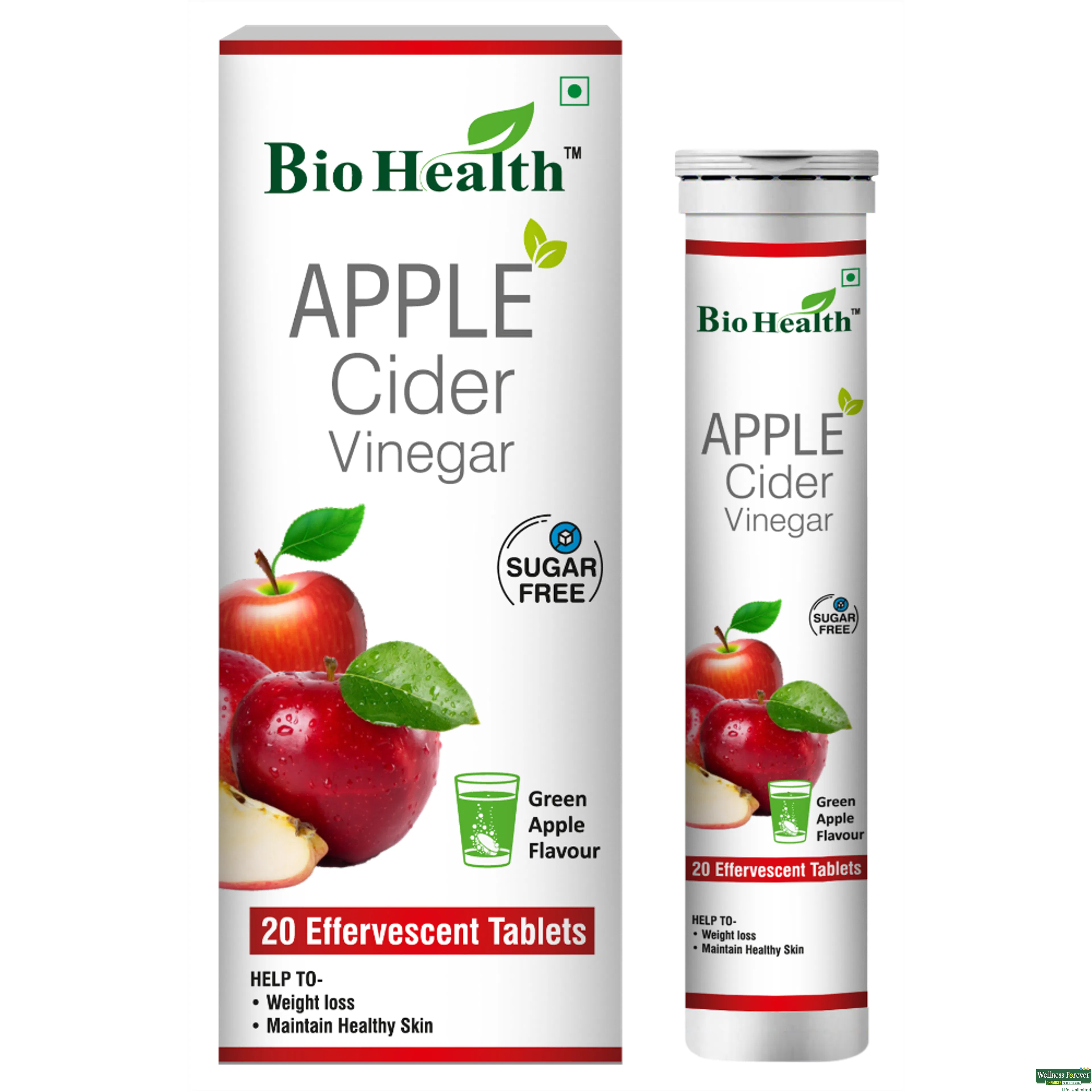 BIOHEALTH APPLE CIDER VINEGER 20TAB-image