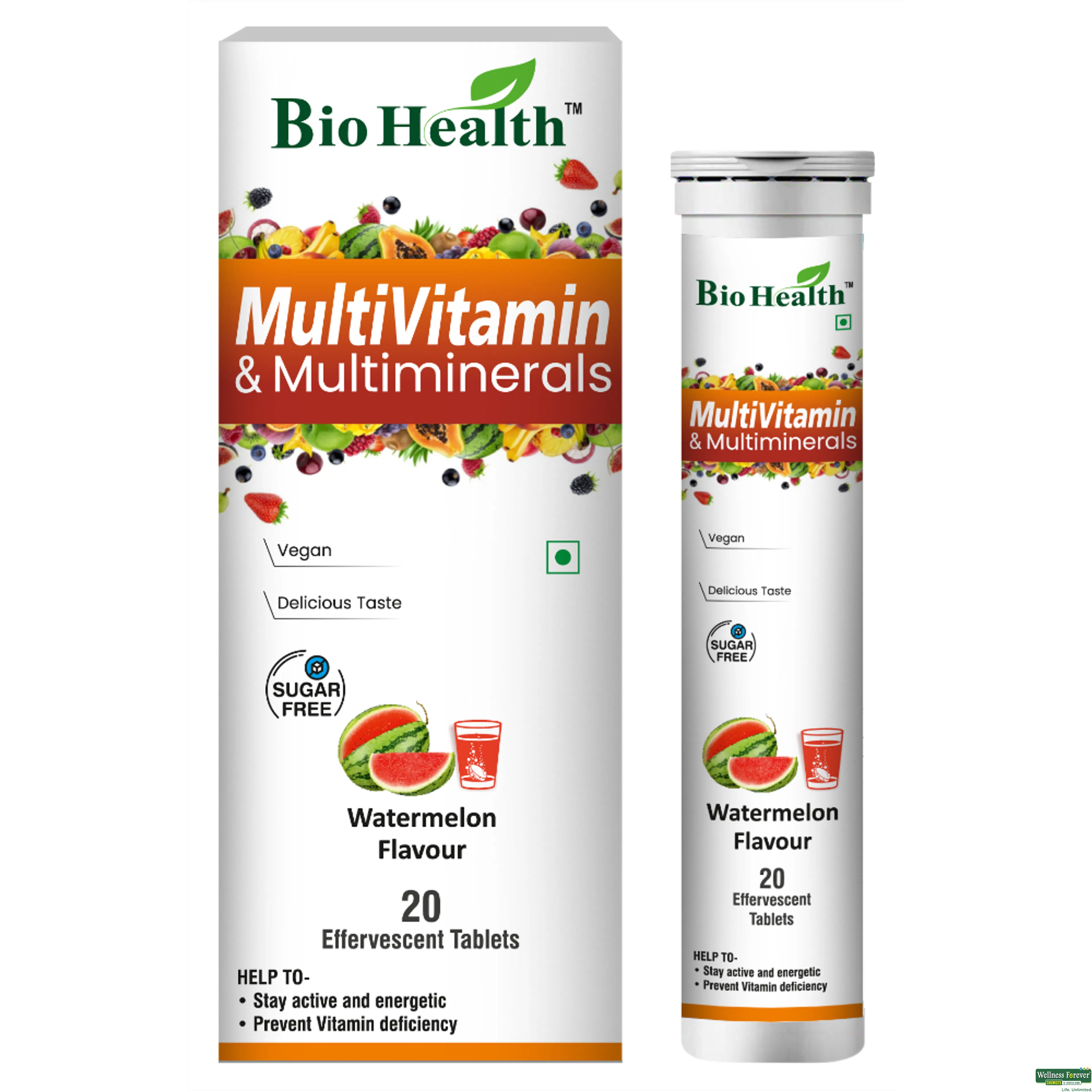 BIOHEALTH MULTIVITAMIN & MINERALS 20TAB-image