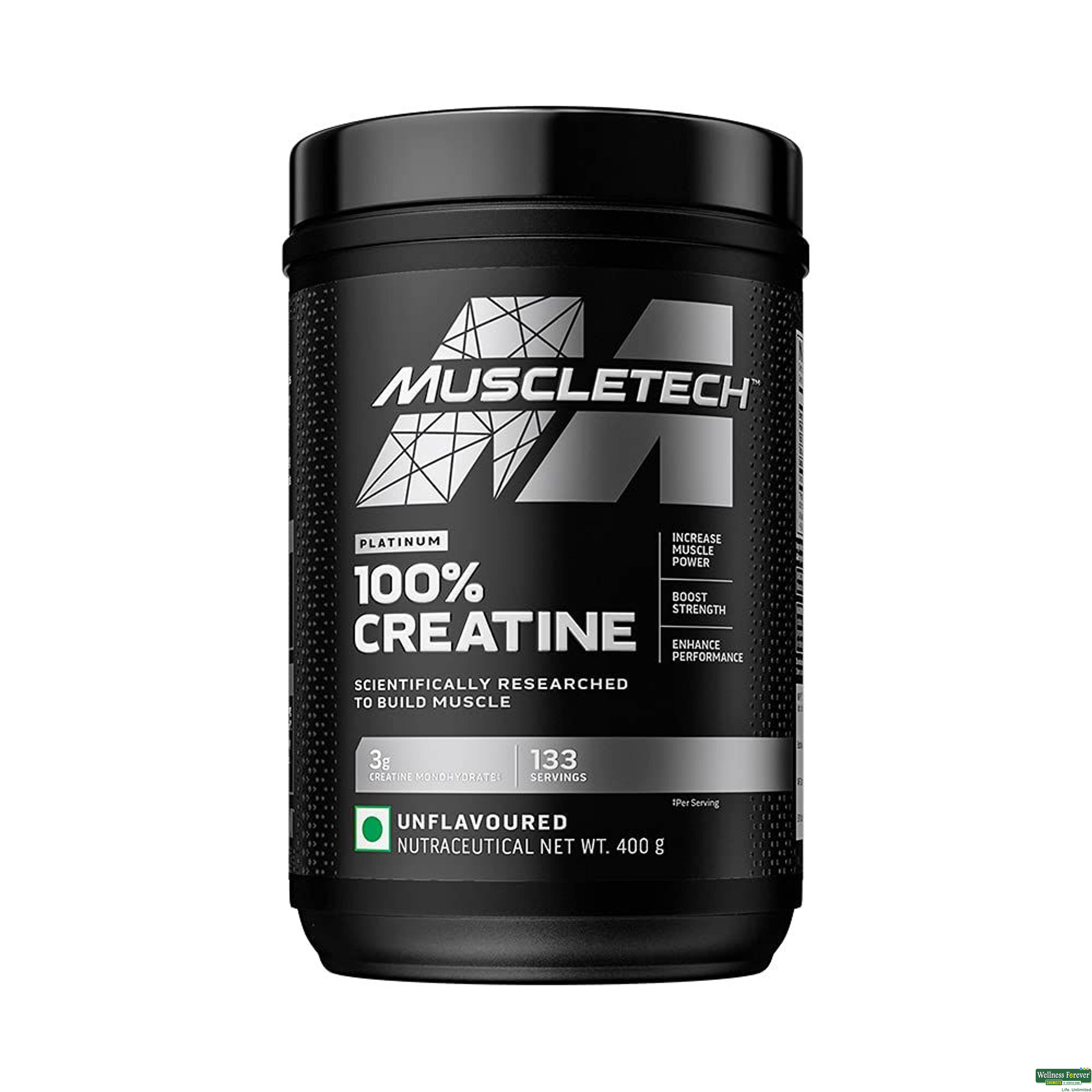 MUSCLETECH PLATINUM 100% CREATINE 400GM-image