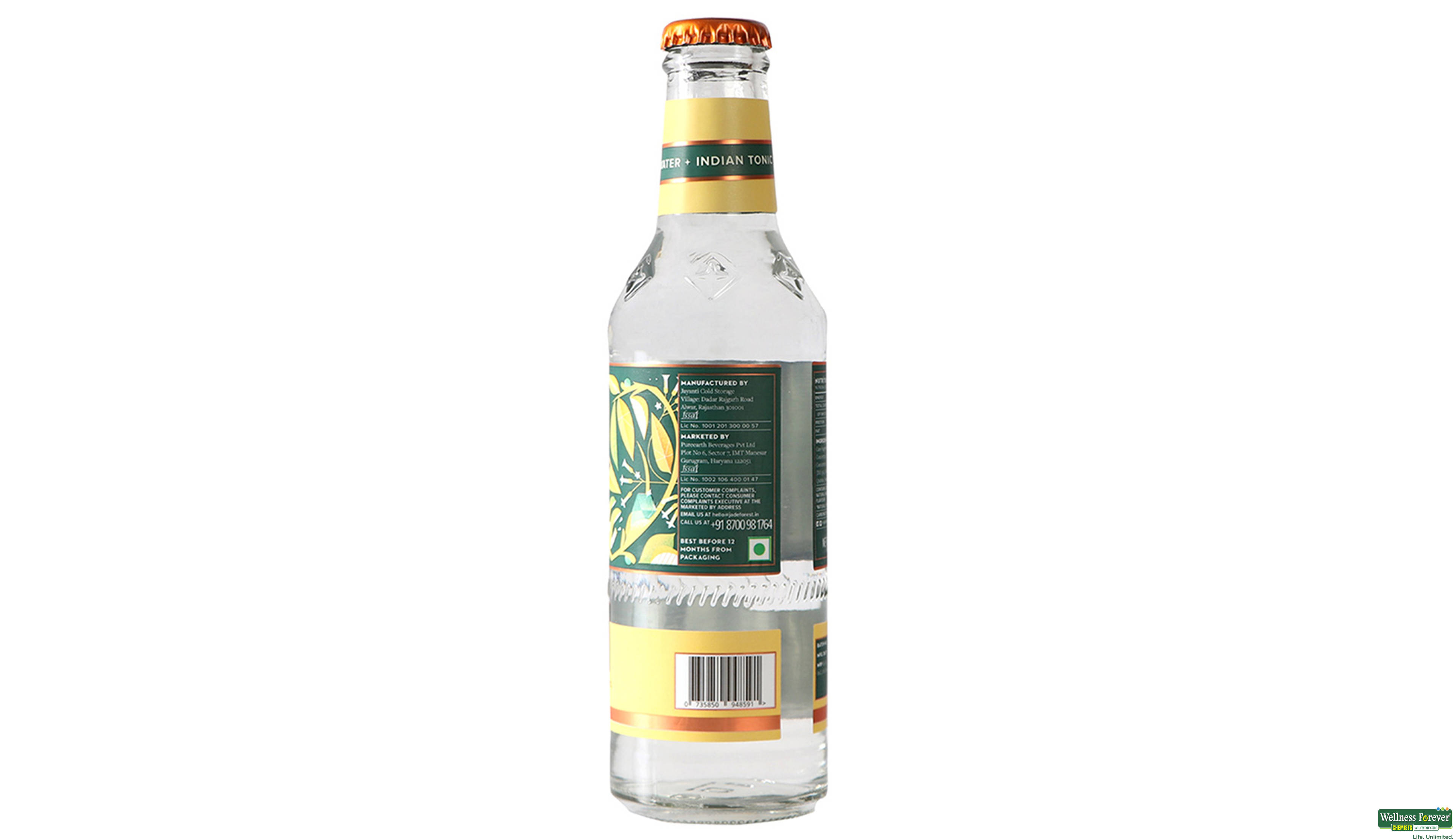 JADE FOREST INDIAN TONIC WATER 250ML- 2, 250ML, null