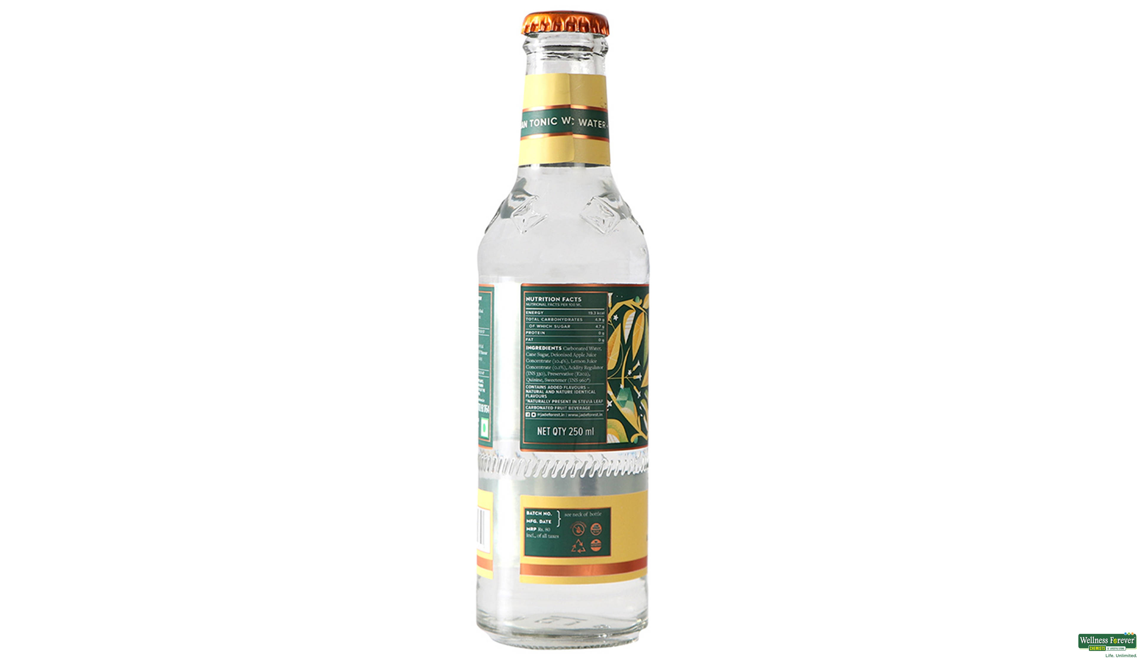 JADE FOREST INDIAN TONIC WATER 250ML- 3, 250ML, null