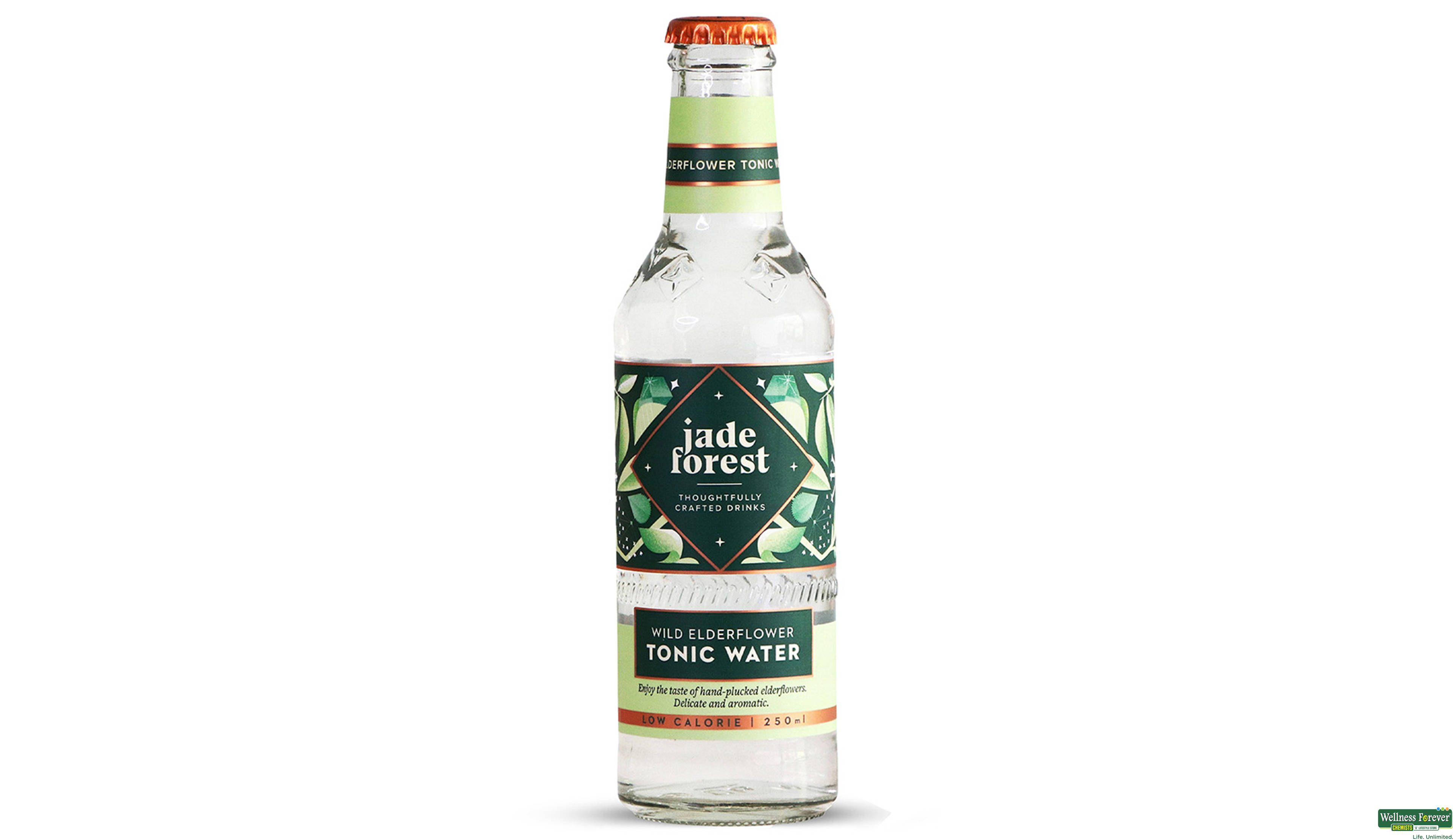 JADE FOREST ELDERFLOWER TONIC WATER250ML- 1, 250ML, null