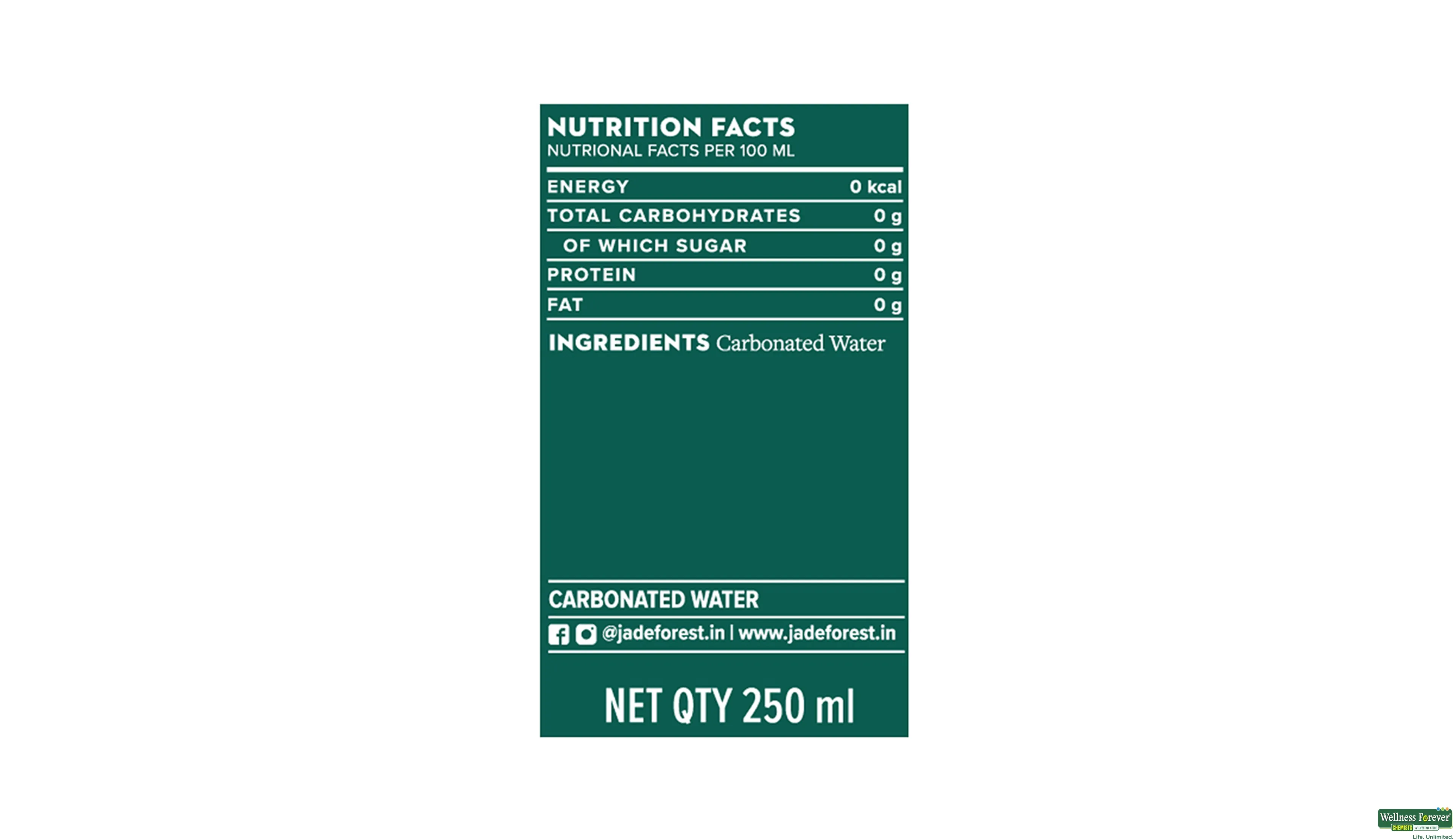 JADE FOREST PREMIUM CLUBSODA 250 ML- 4, 250ML, null