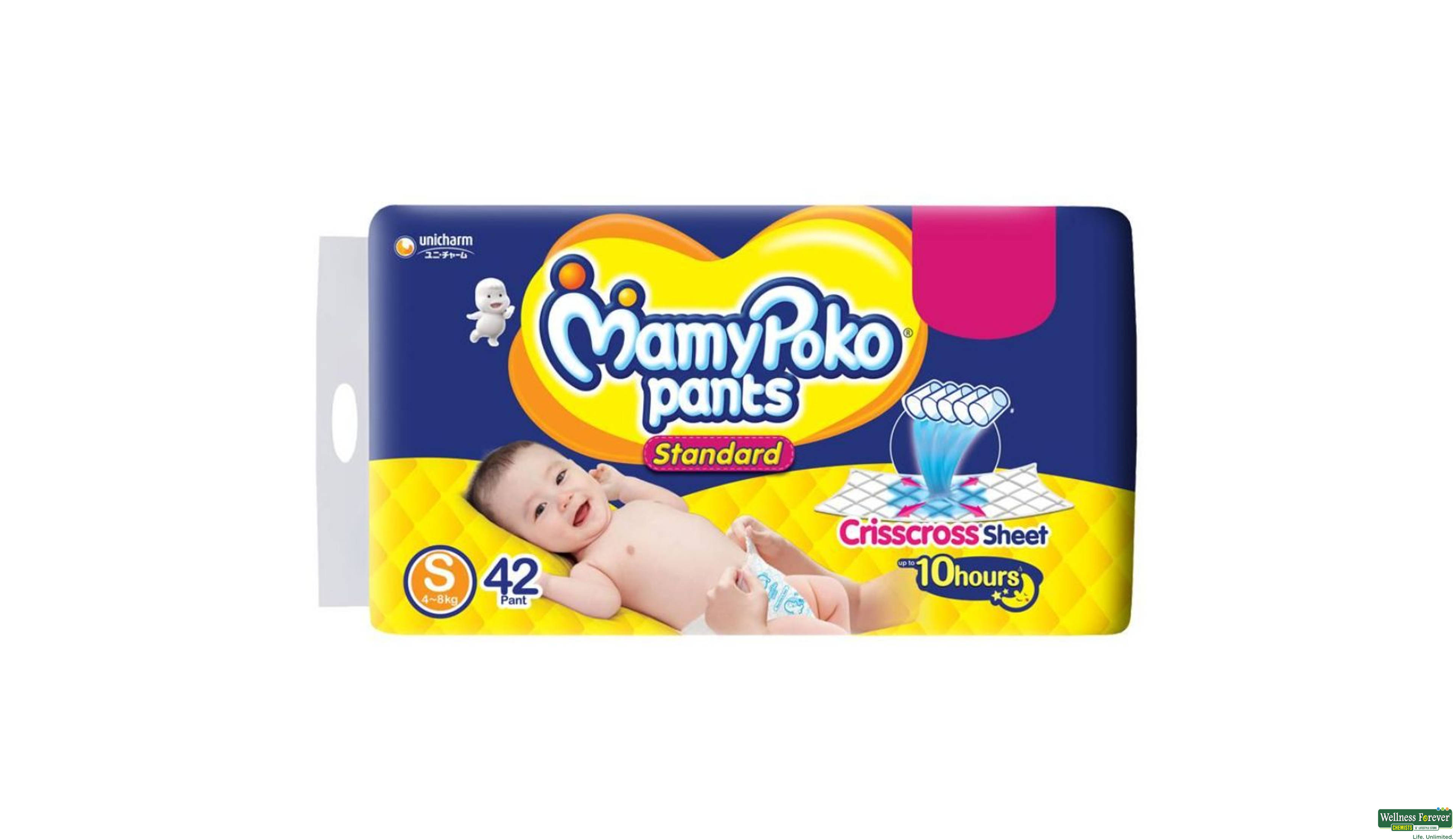 MAMYPOKO DIAP PANTS STANDARD S 42PC- 2, 42PC, null