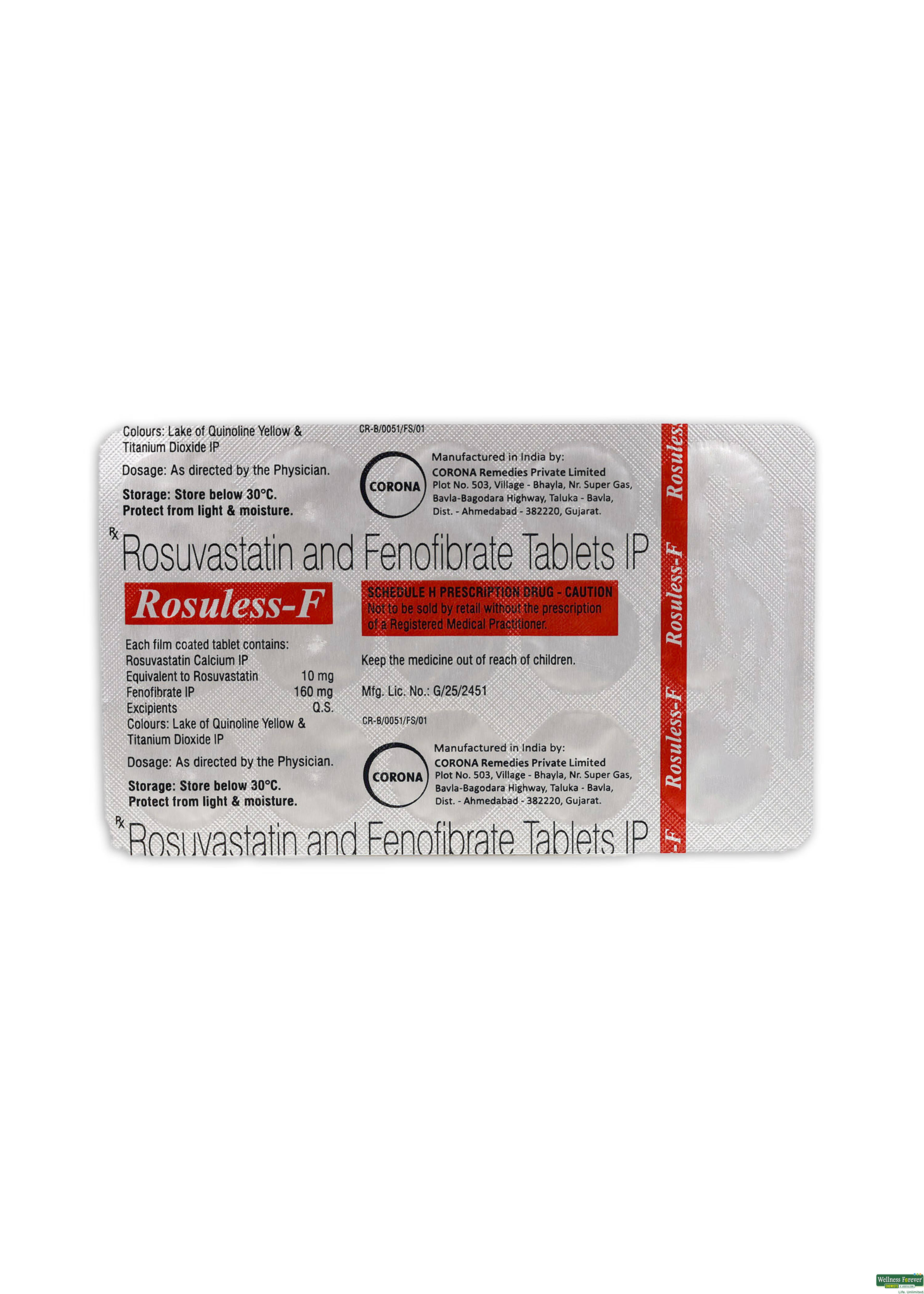 ROSULESS-F 10MG 15TAB-image