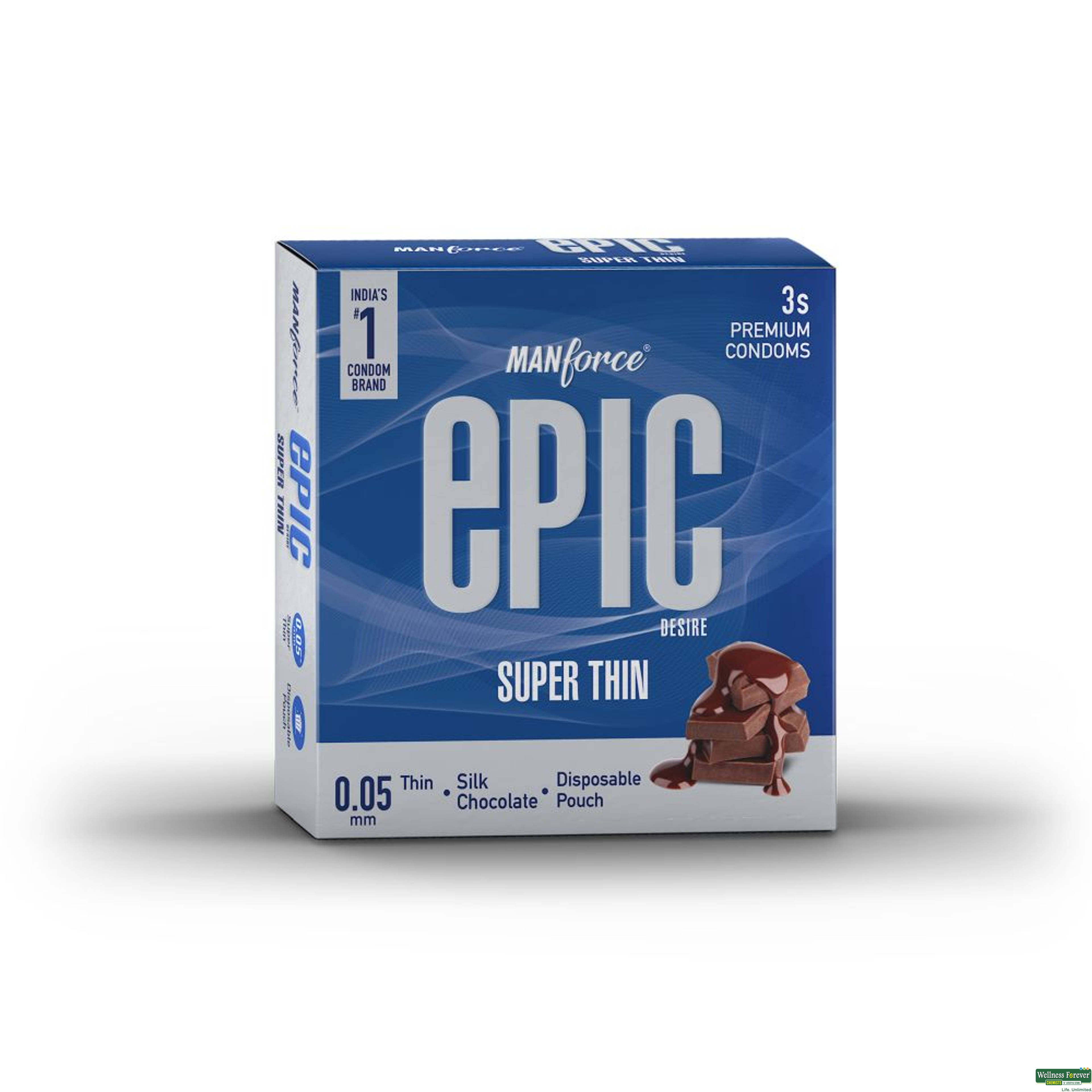 MANFORCE EPIC CONDOMS DESIRE SUPER THIN 3PC-image
