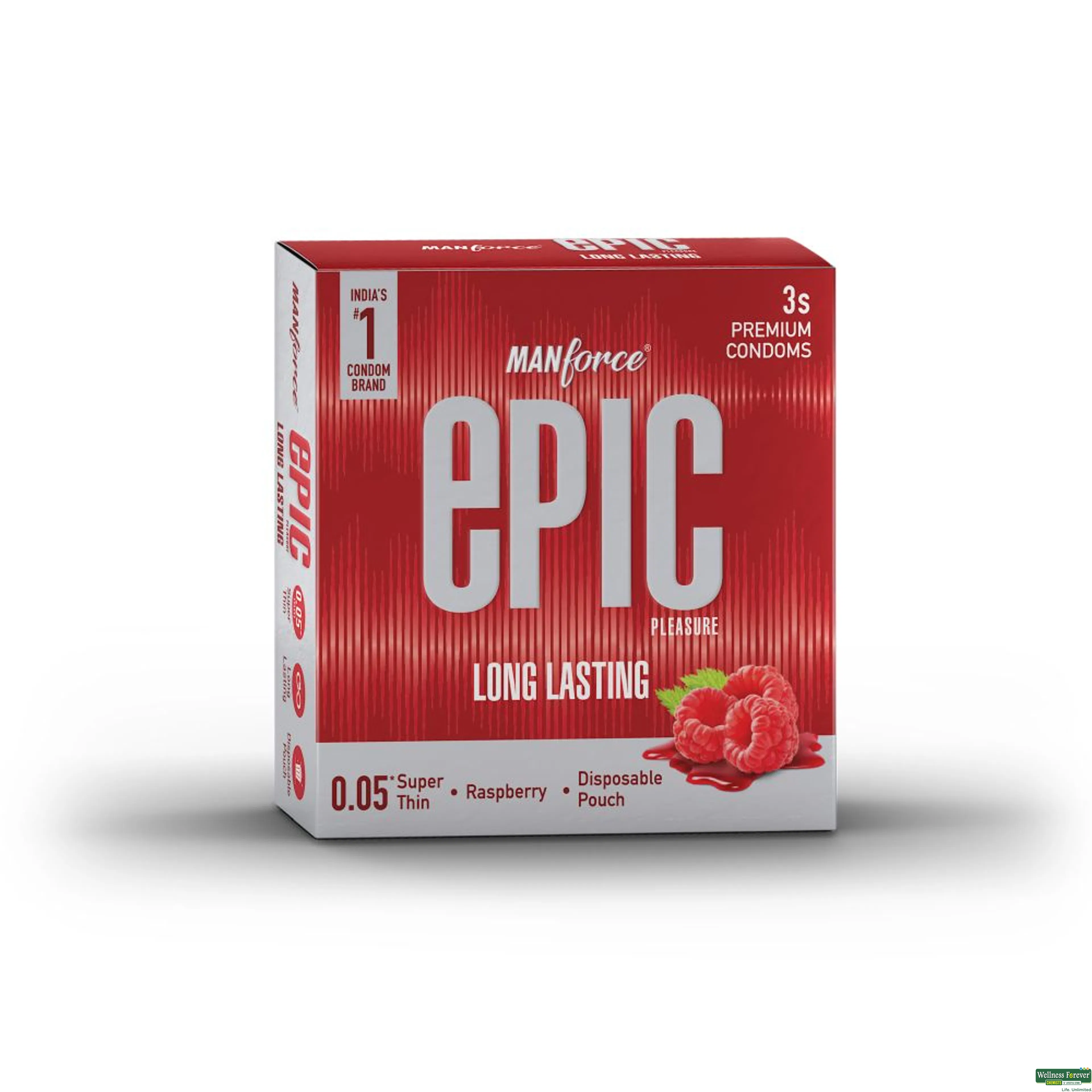 MANFORCE EPIC CONDOMS PLEASURE LONG LASTING 10PCS-image