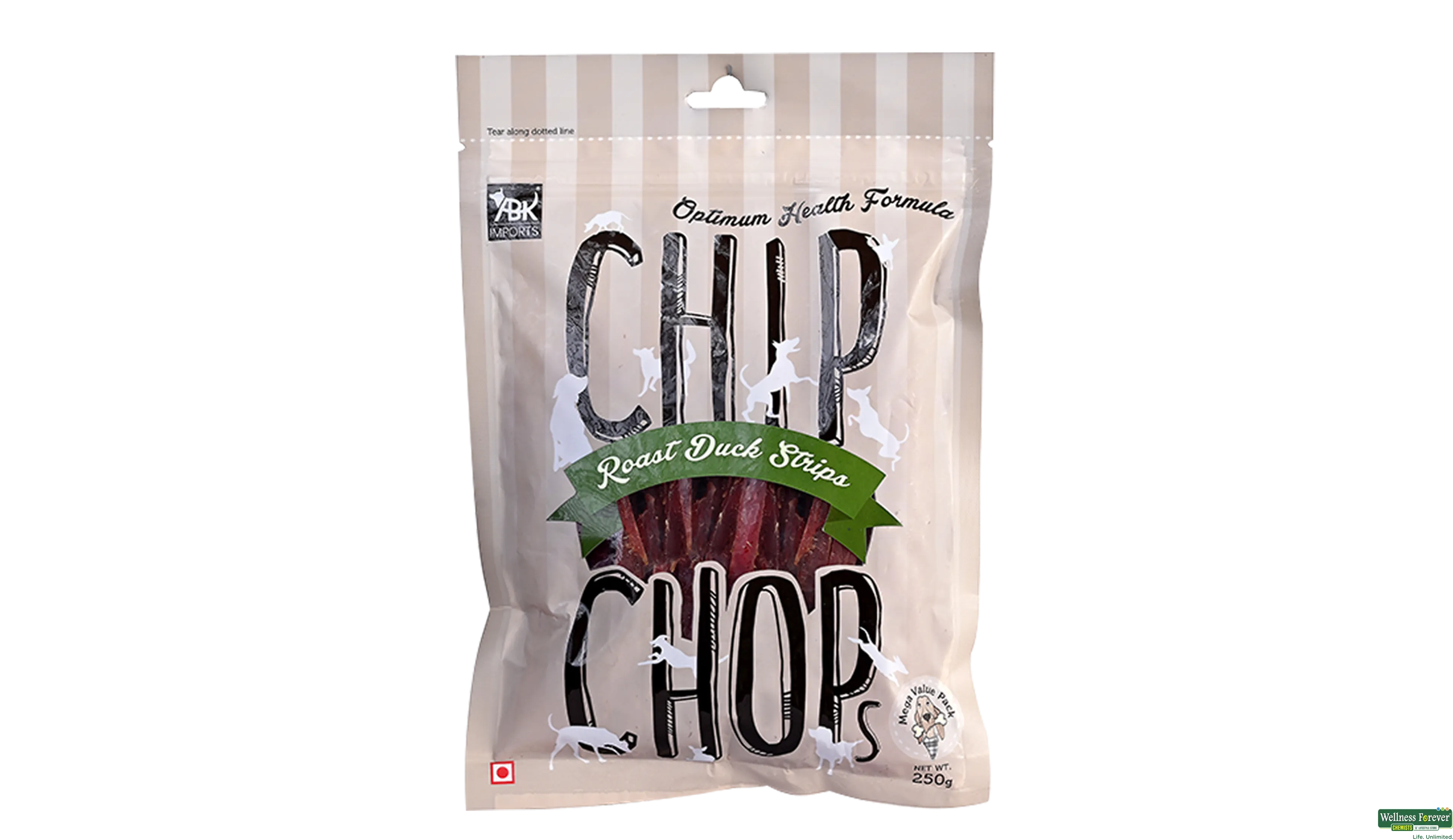 CHIP CHOPS ROAST DUCK STRIPS 250GM- 1, 1PC, null