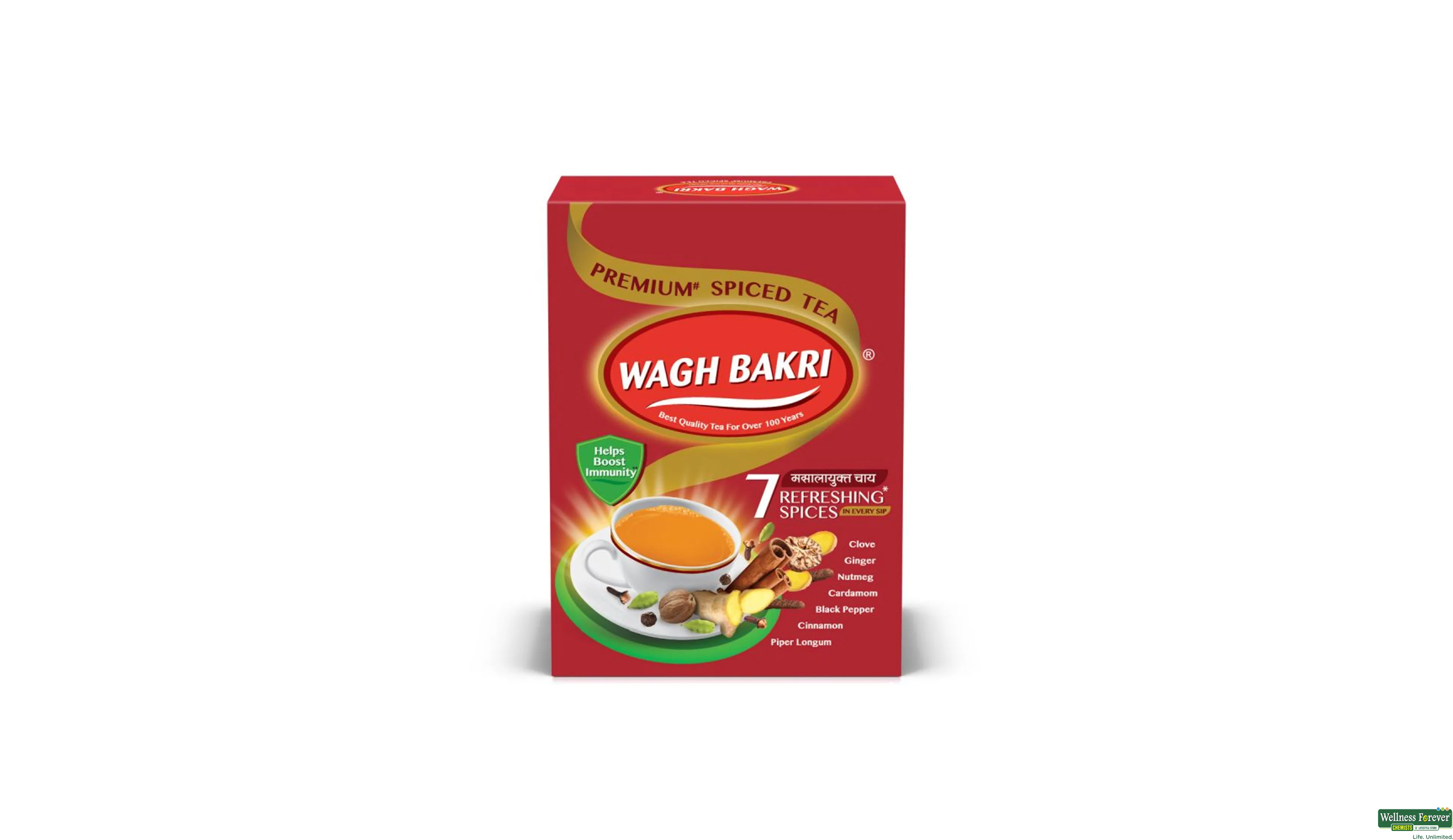 WAGH BAKRI SPICED TEA 250 GM- 1, 250GM, 