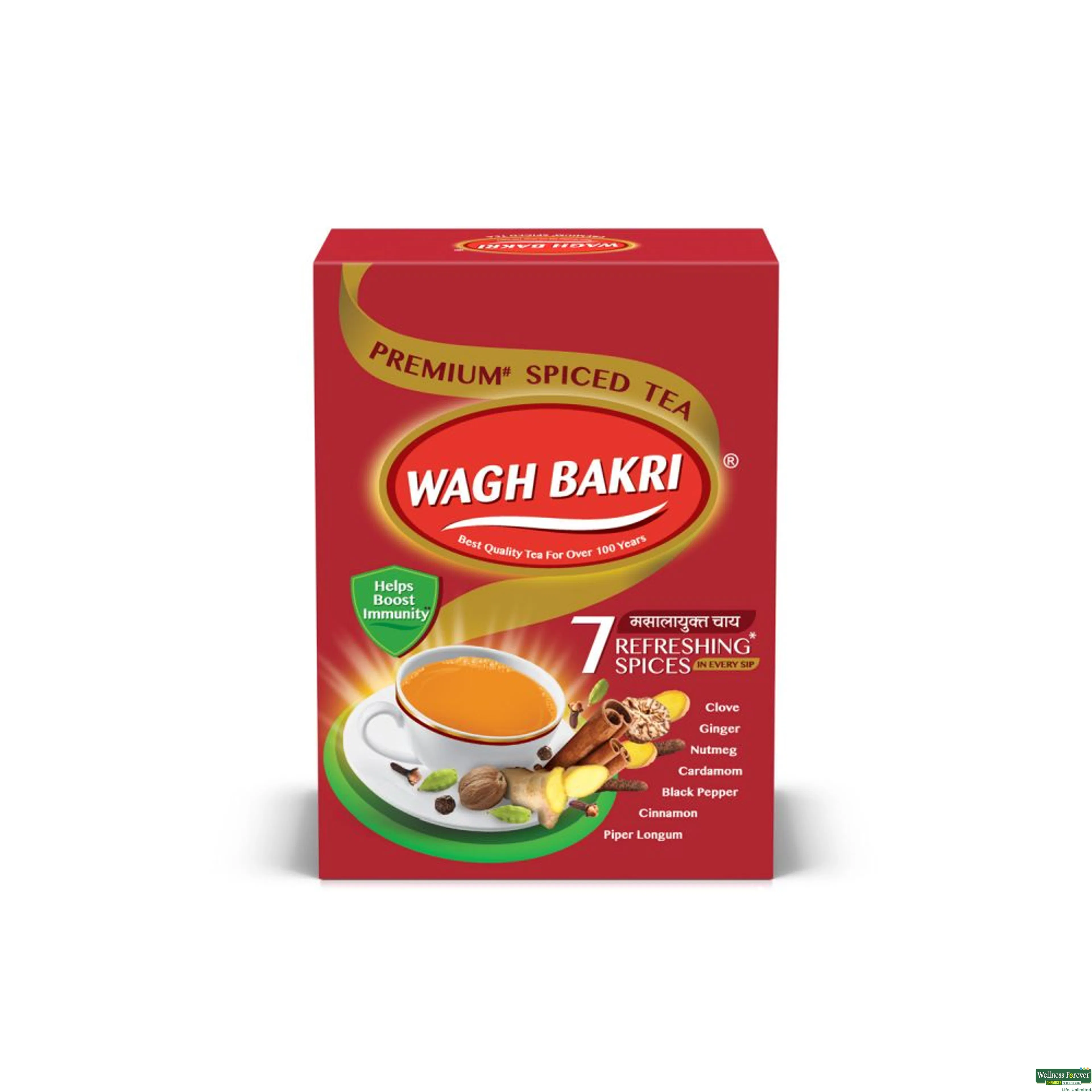 WAGH BAKRI SPICED TEA 250 GM-image