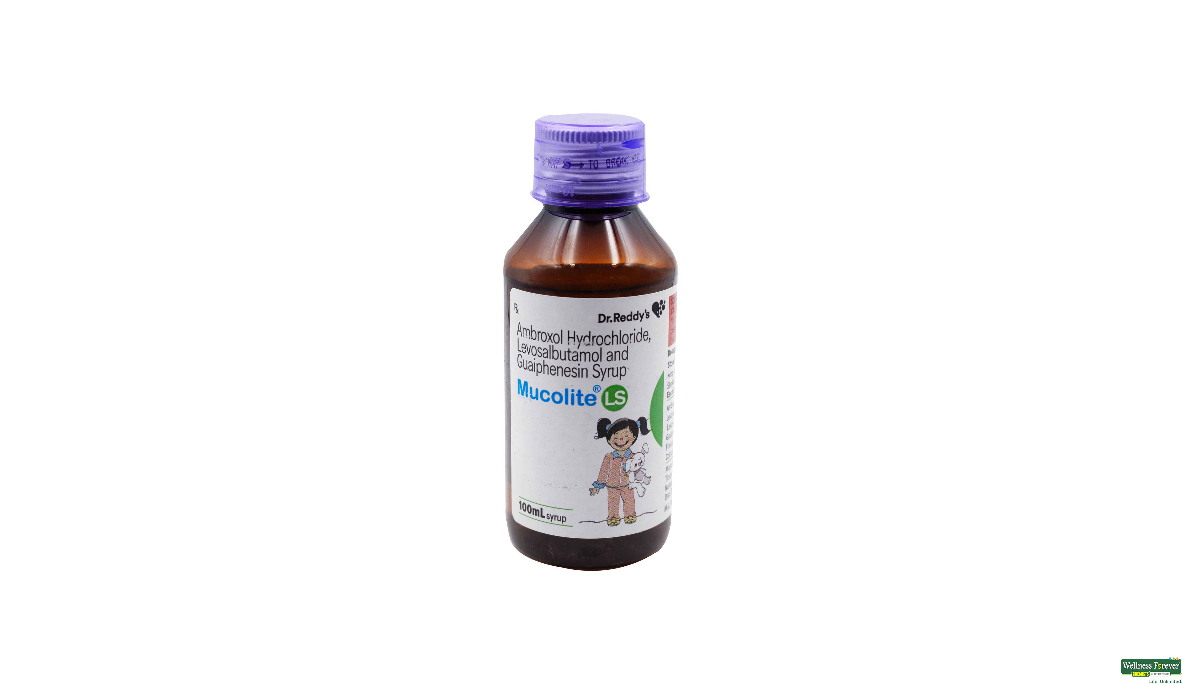 MUCOLITE-LS SYP 100ML- 1, 100ML, 