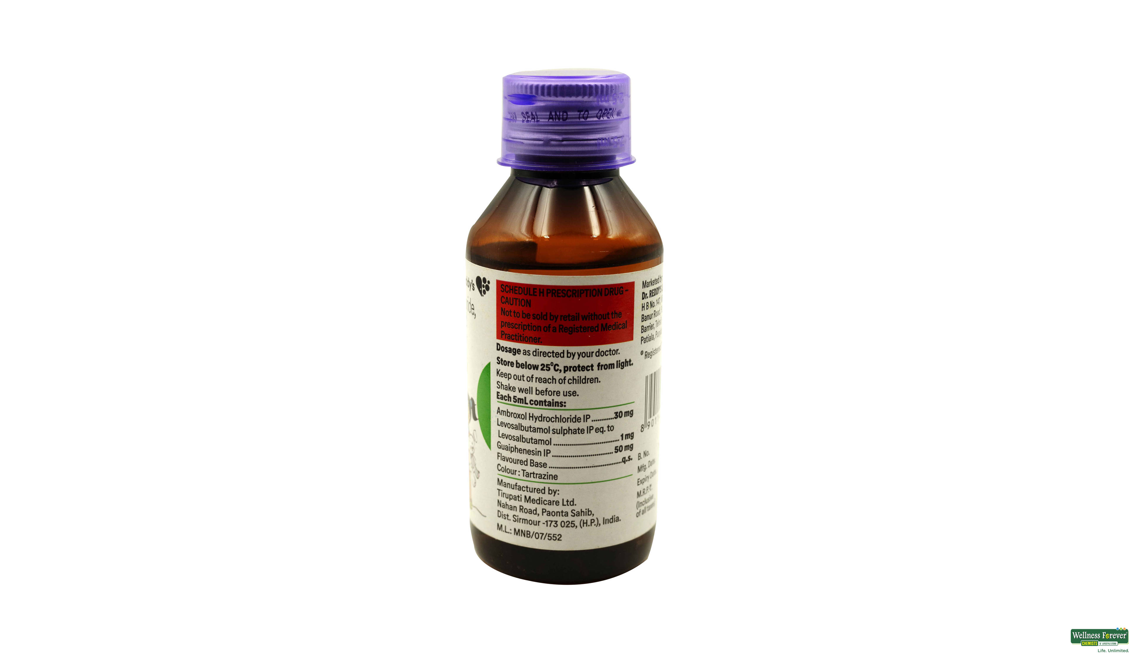 MUCOLITE-LS SYP 100ML- 2, 100ML, 