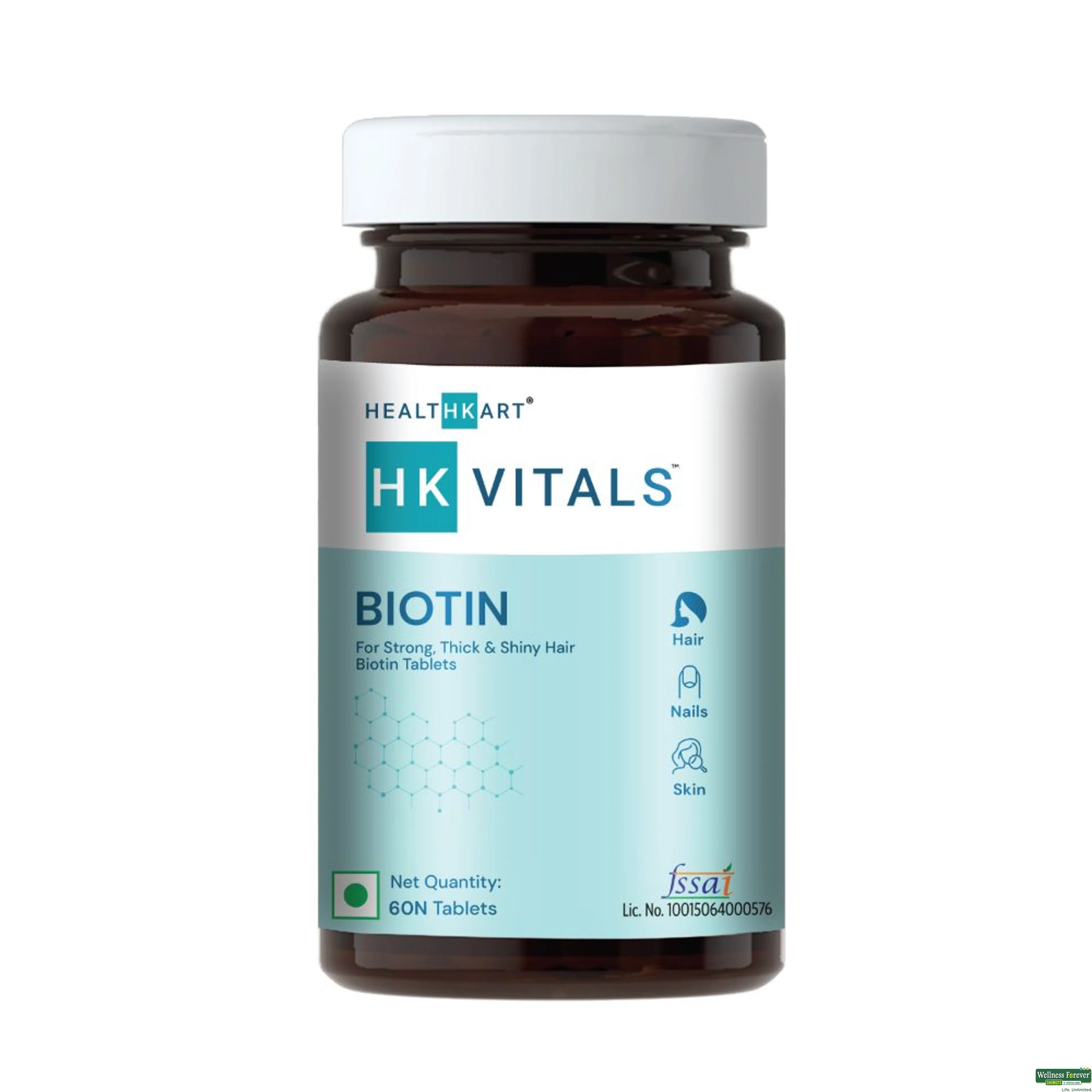 HEALTHKART BIOTIN 1000MG 60TAB-image