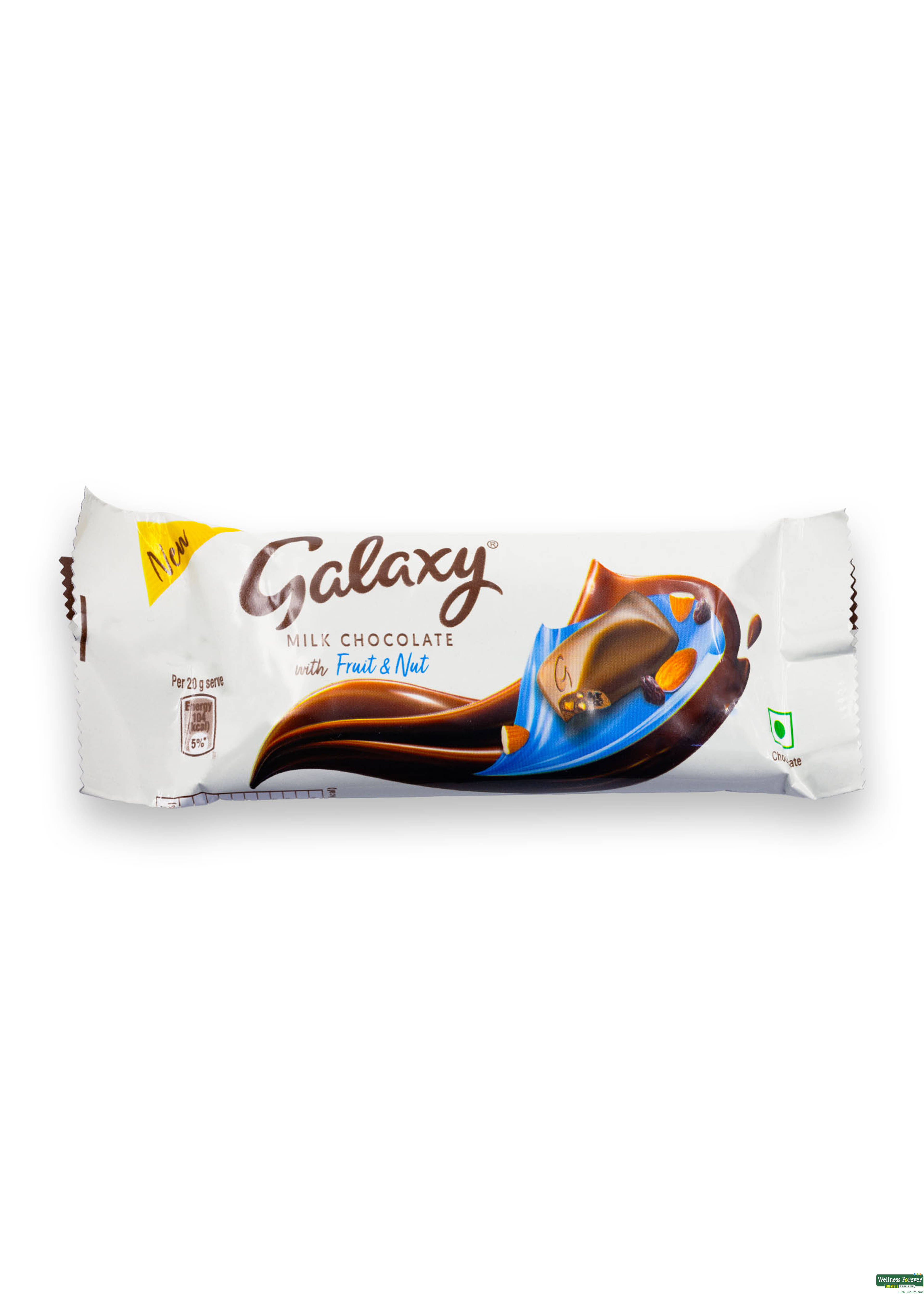 Galaxy Fruit & Nut Chocolate Bar, 52 g-image